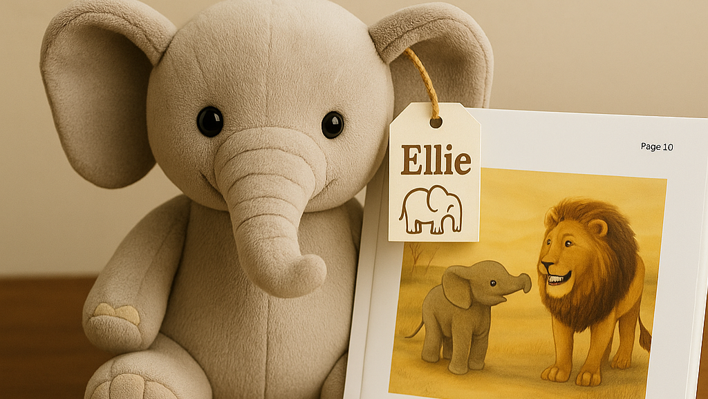 “Bring Joy to Kids Through Books & Plush Elephants” photo