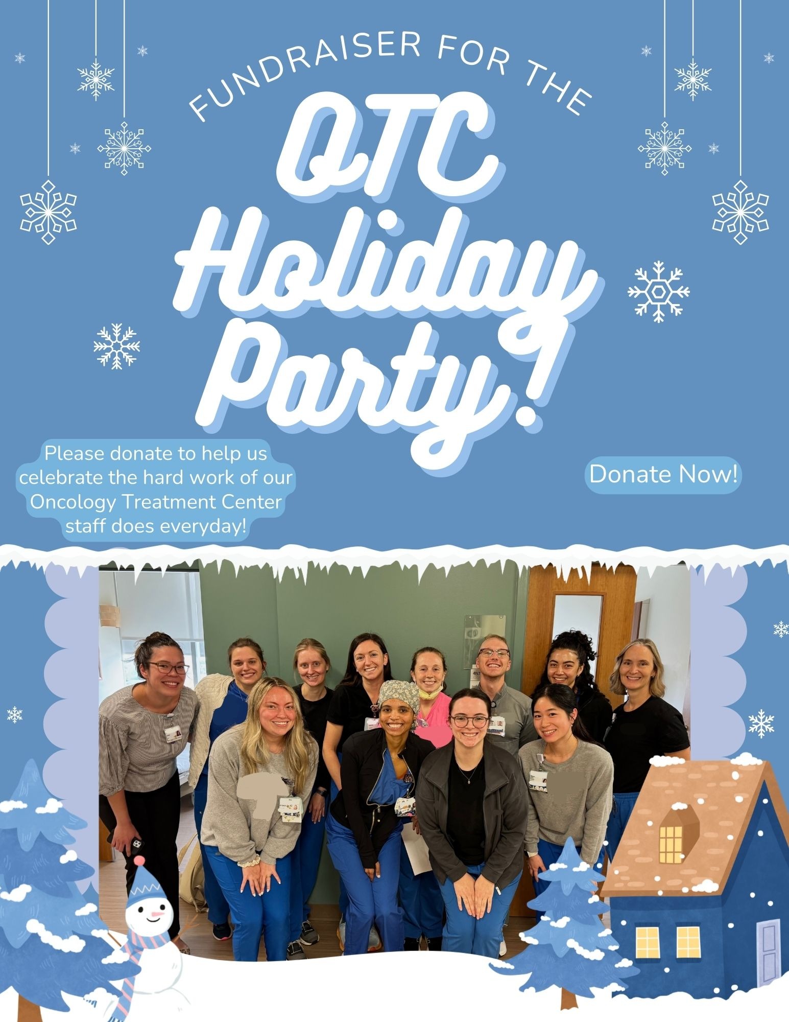 Help Fund a Joyful Holiday Party for Oncology Heroes campaign photo, 2 of 4