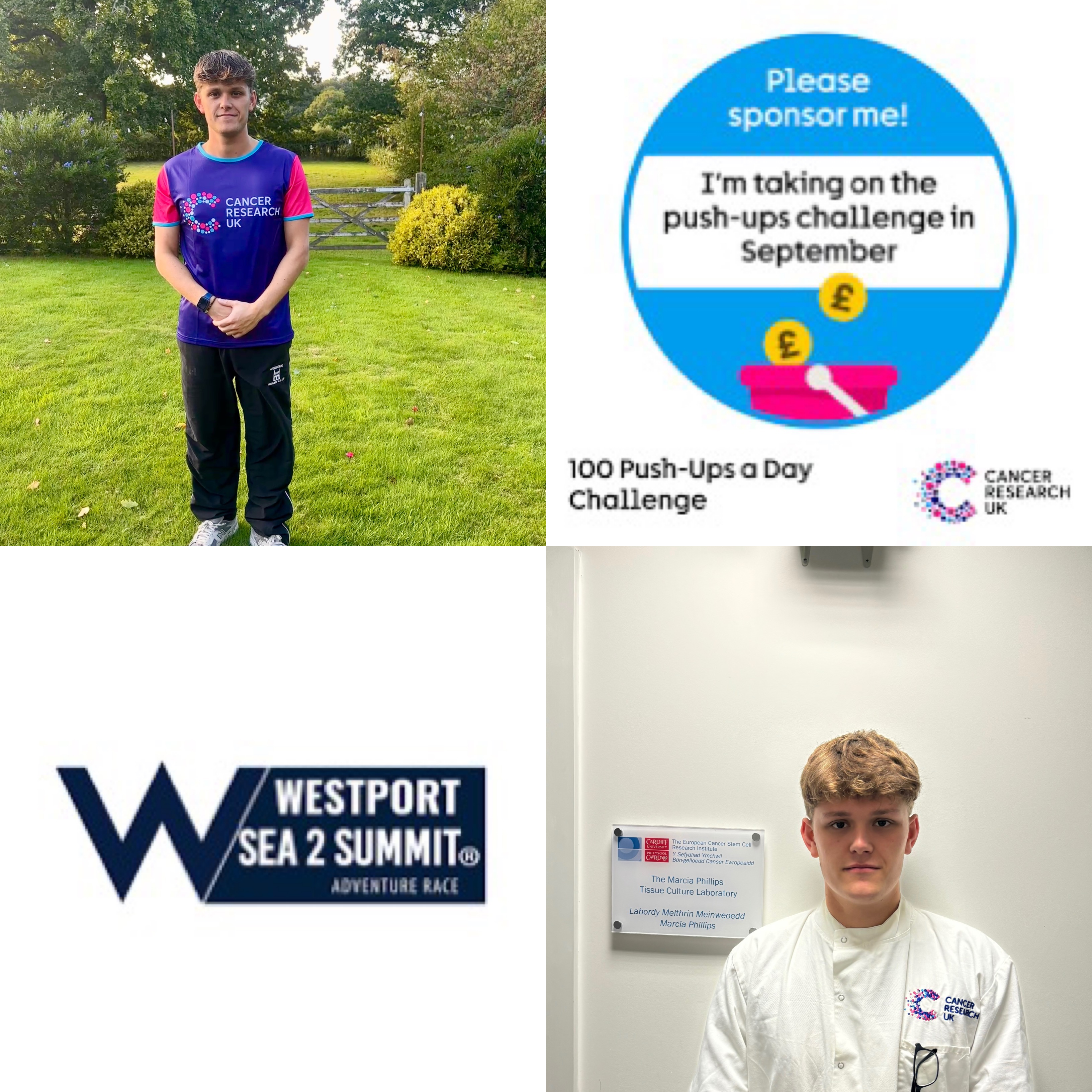 William’s challenge for cancer research uk campaign photo, 2 of 4