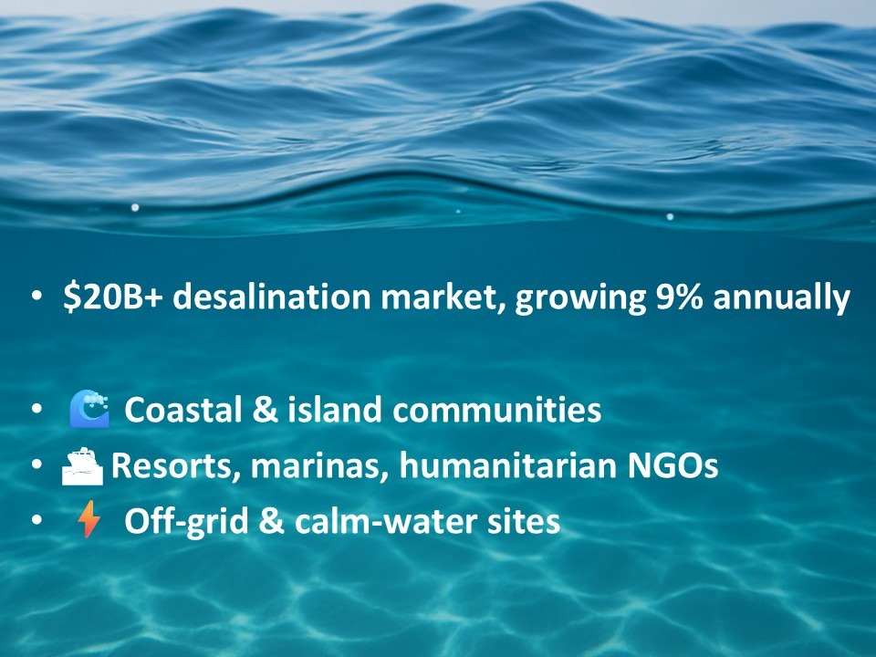 New Salt to Fresh water Technology campaign photo, 5 of 7