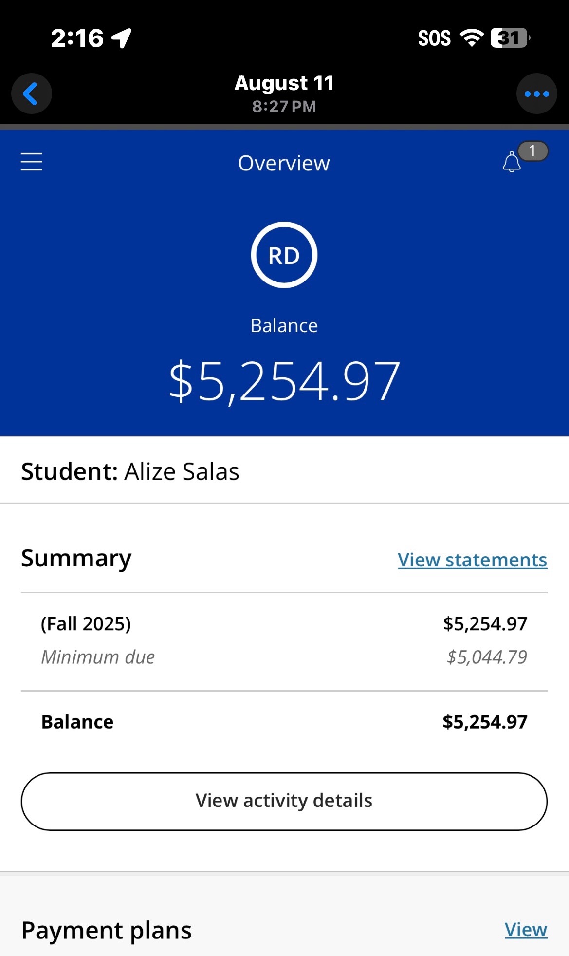 Support Alizé's Tuition During Hard Times campaign photo, 6 of 7