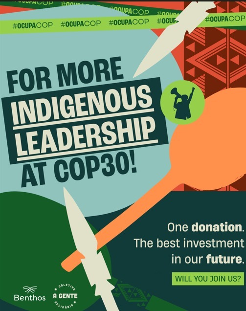 For MORE Indigenous Leadership at COP30! campaign photo, 2 of 4