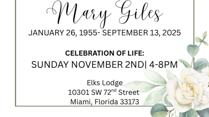 In memory of Maria Hermenia Whitehurst-Giles to Help Eric campaign photo, 4 of 5