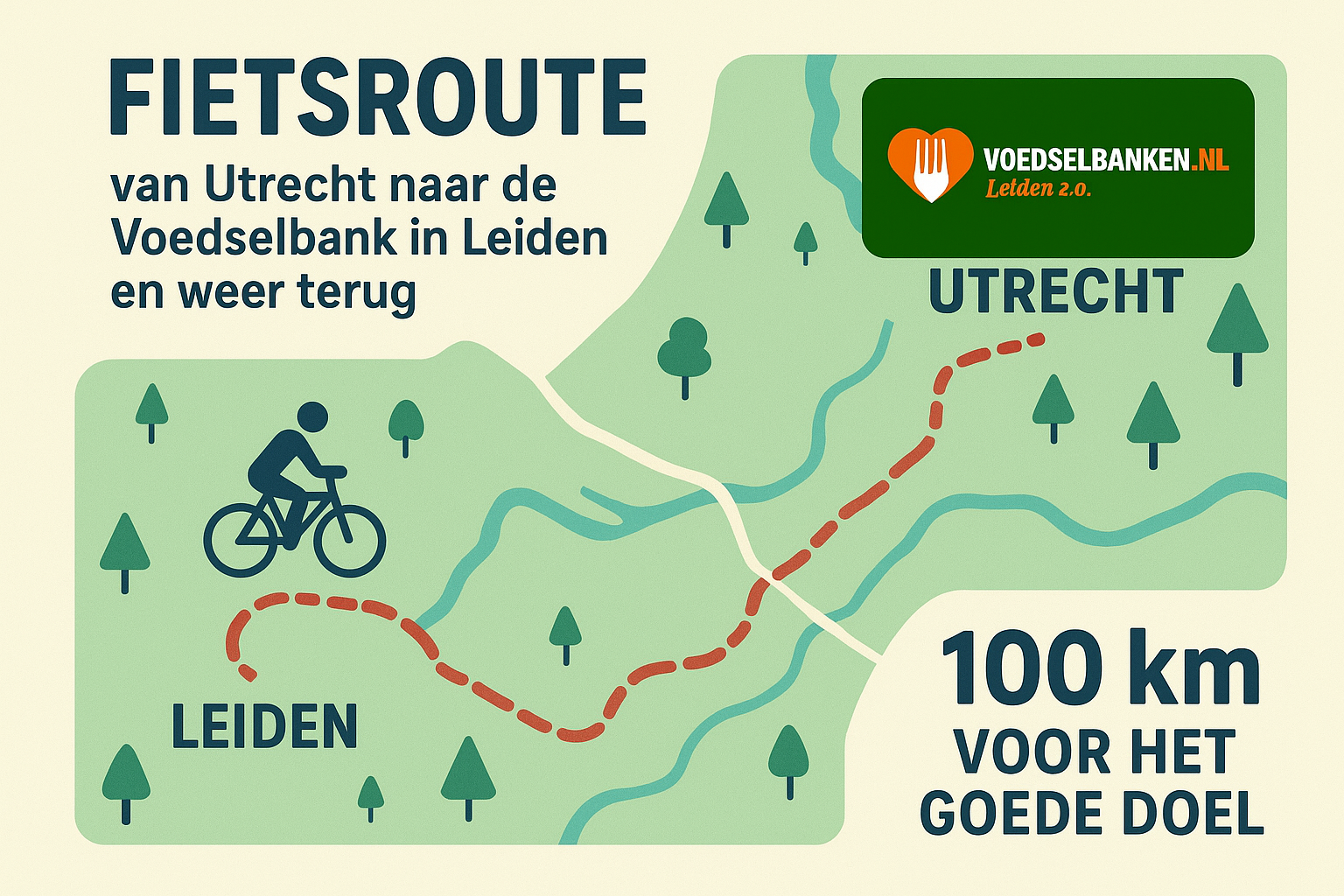 100 km fietsen voor de Voedselbank Leiden! campaign photo, 2 of 7