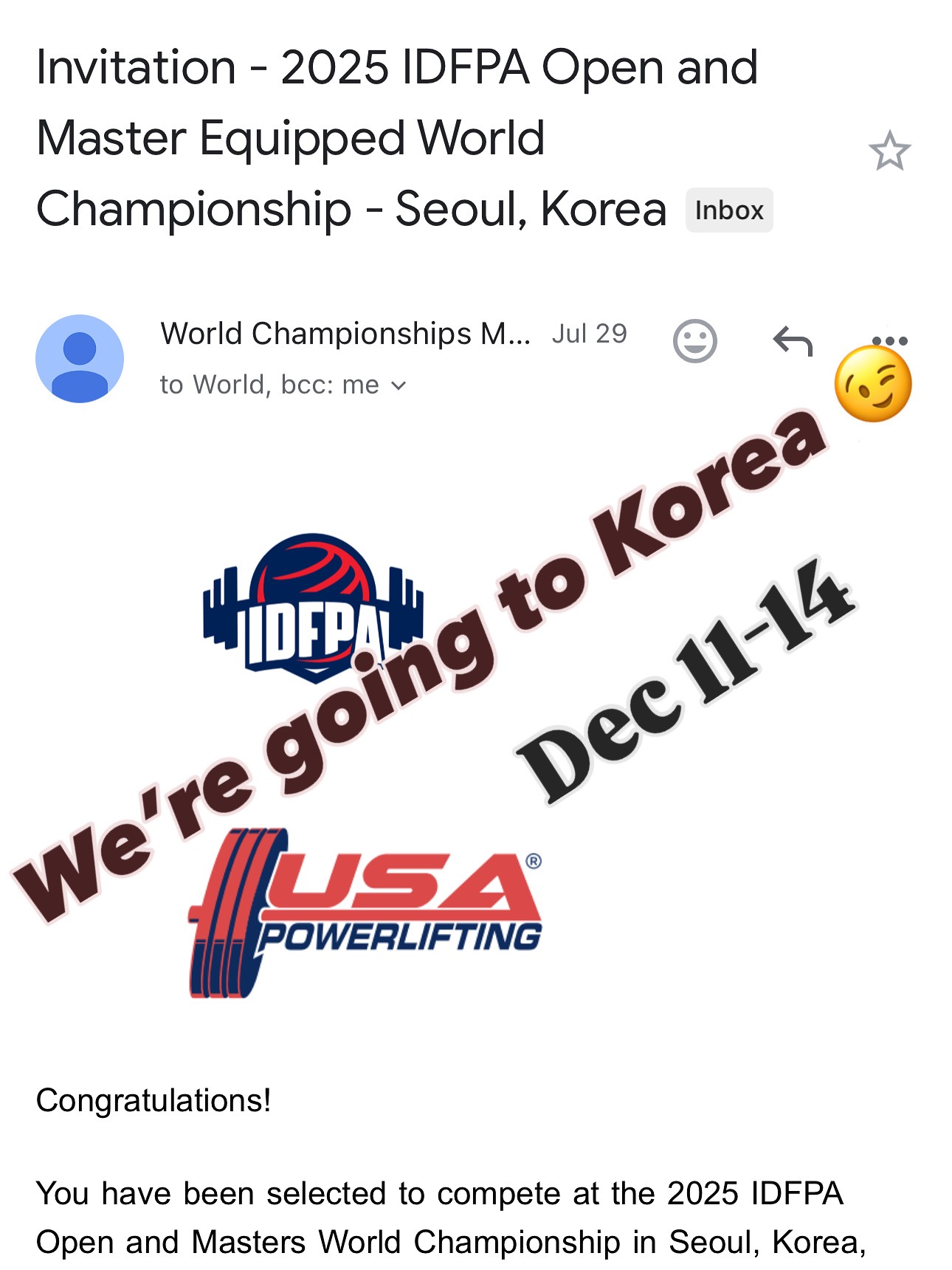 World Championship , Seoul Korea campaign photo, 4 of 5