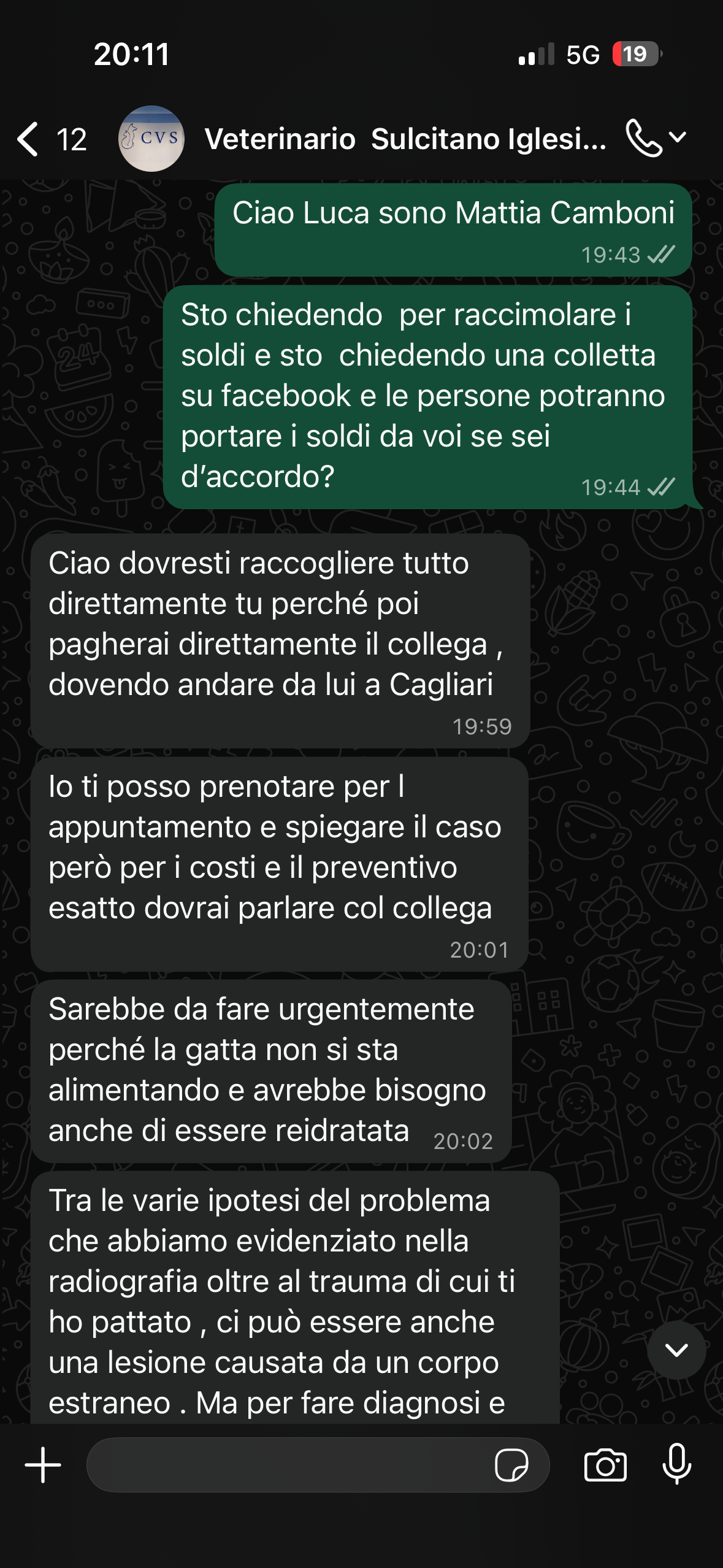 Donazione per l’endoscopia per la gatta e forse per l’operaz campaign photo, 7 of 7