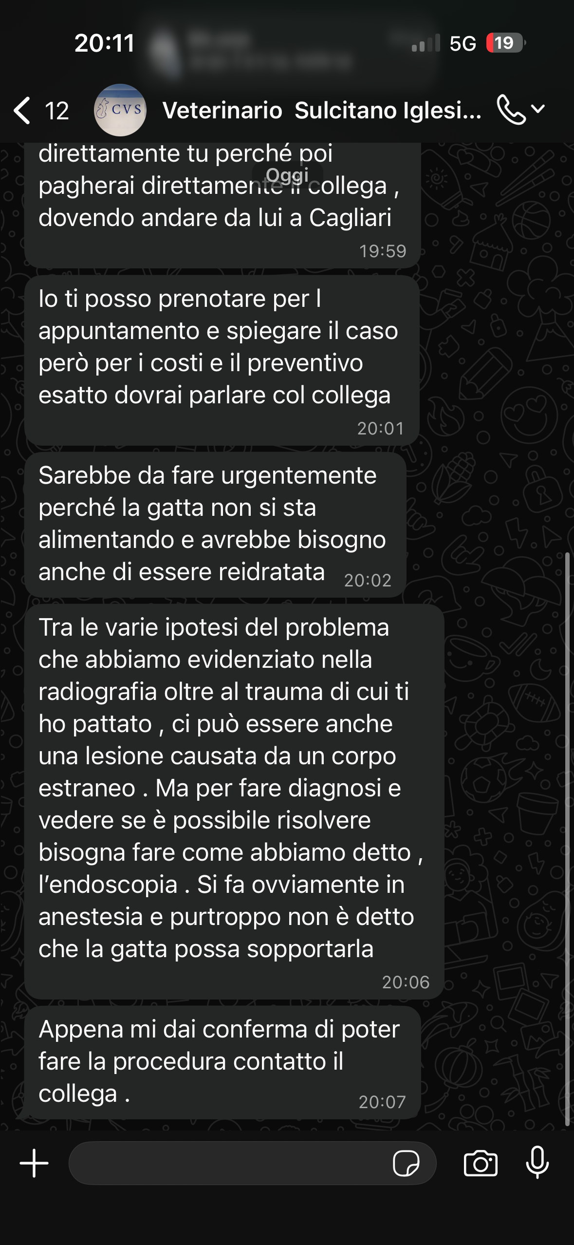 Donazione per l’endoscopia per la gatta e forse per l’operaz campaign photo, 2 of 7