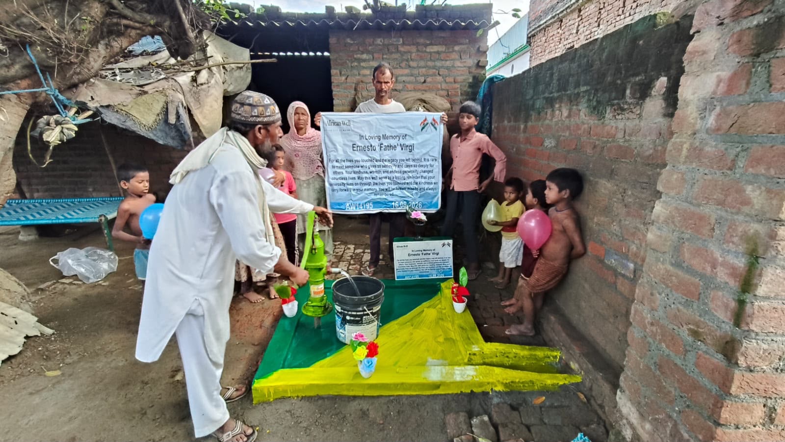 Water well in Ernesto’s memory campaign photo, 2 of 8