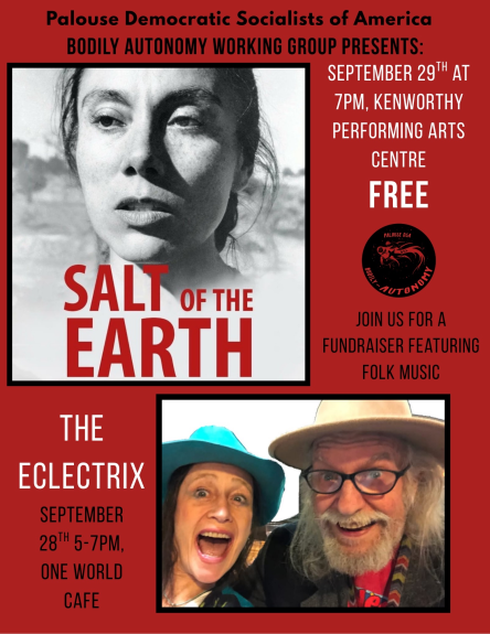 Donate to Palouse DSA's Salt of the Earth Screening campaign photo, 2 of 3