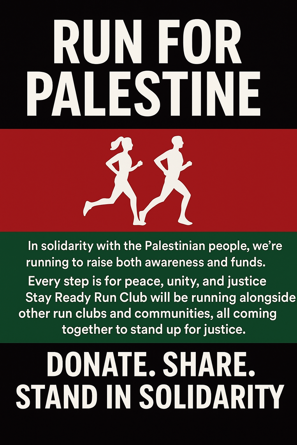 Running in solidarity with Palestine campaign photo, 2 of 4