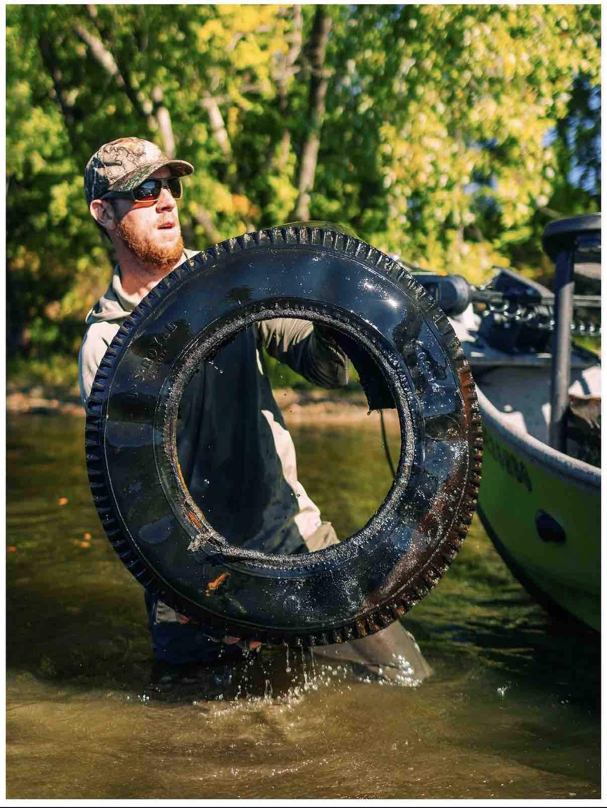 Support Brandon's Mission to Remove Tires from the River campaign photo, 10 of 13