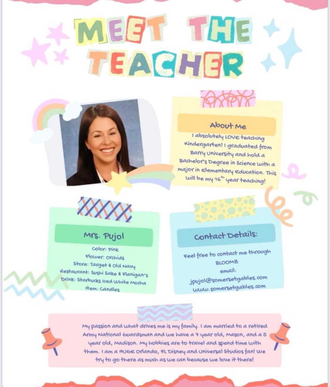 Help Fund Mrs. Pujols’ Kindergarten Class Asst. campaign photo, 6 of 8