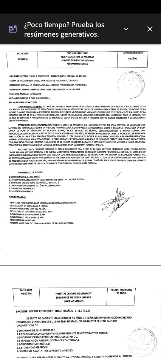 Help Héctor Recover:  Guillain-Barré Warrior campaign photo, 5 of 8
