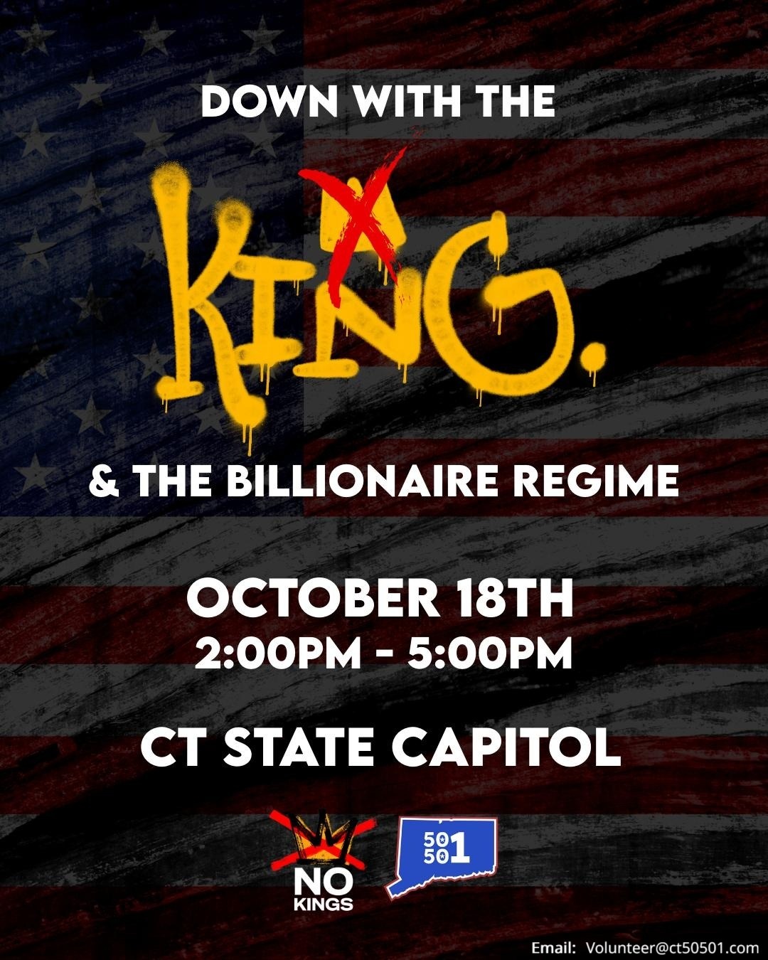 October 18th NO KINGS Demonstration campaign photo, 4 of 6