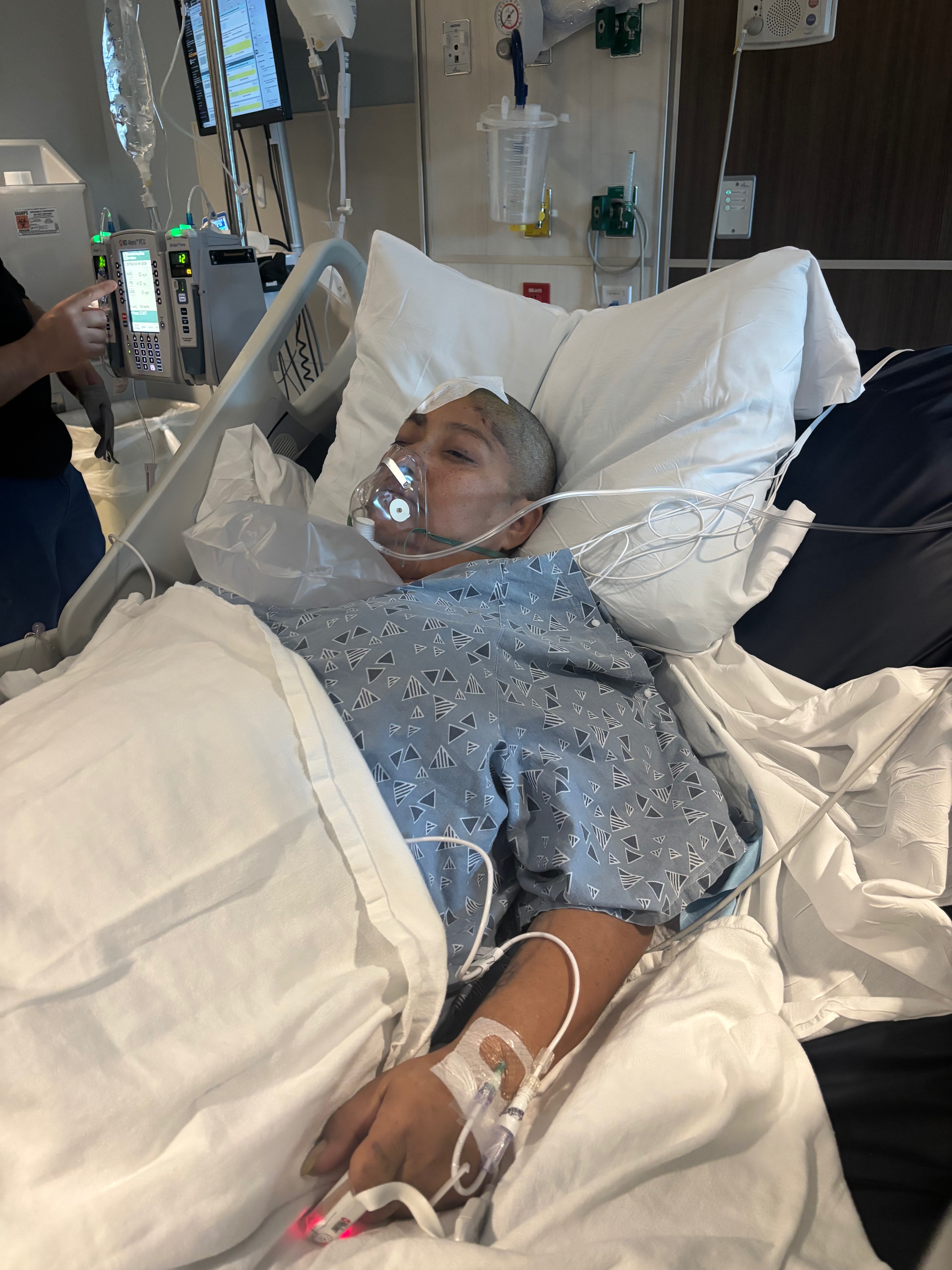 help cynthia fight her recovery to a brain tumor. campaign photo, 5 of 8