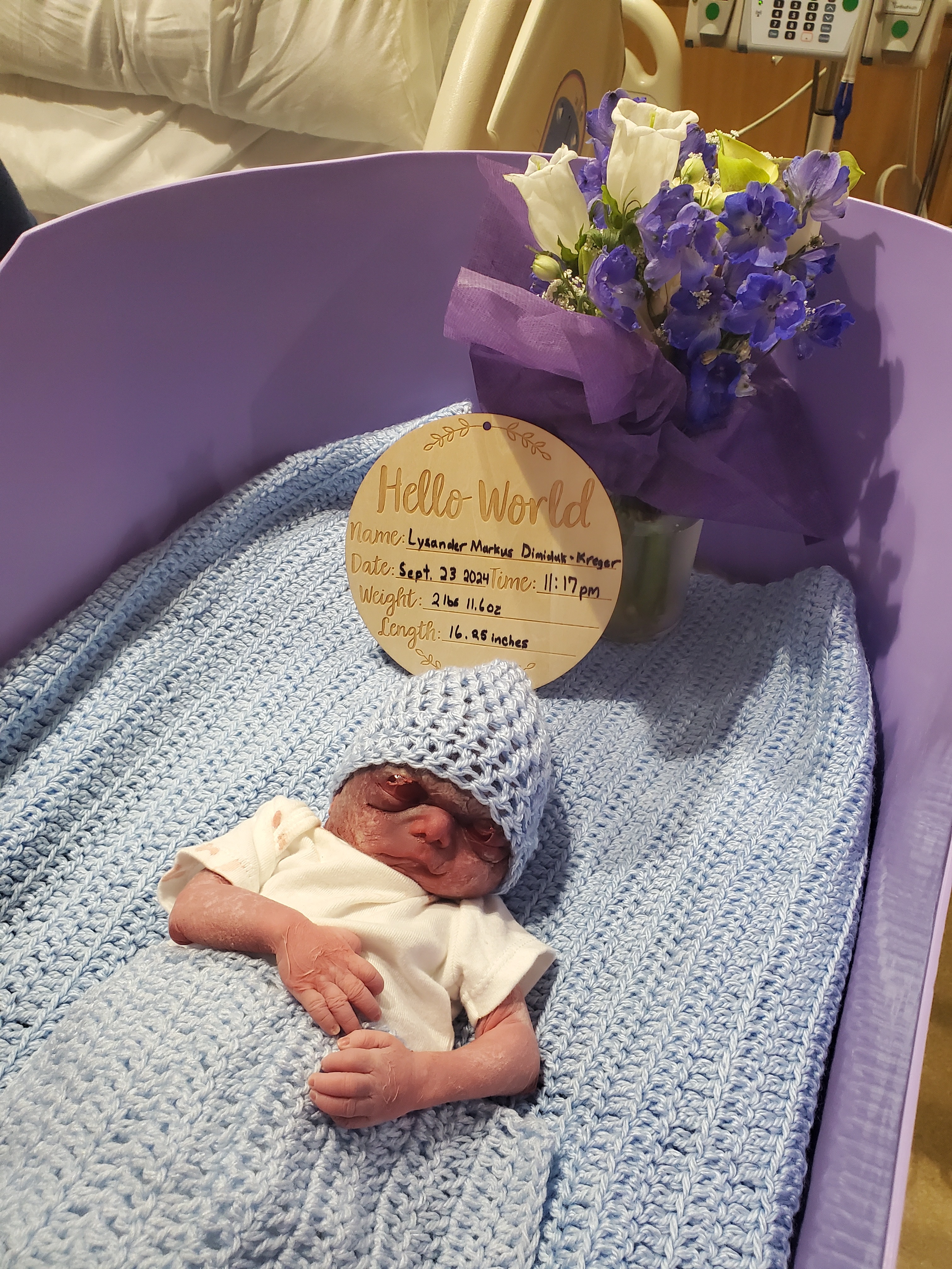 Donate a Caring Cradle in Honor of Lysander campaign photo, 7 of 8