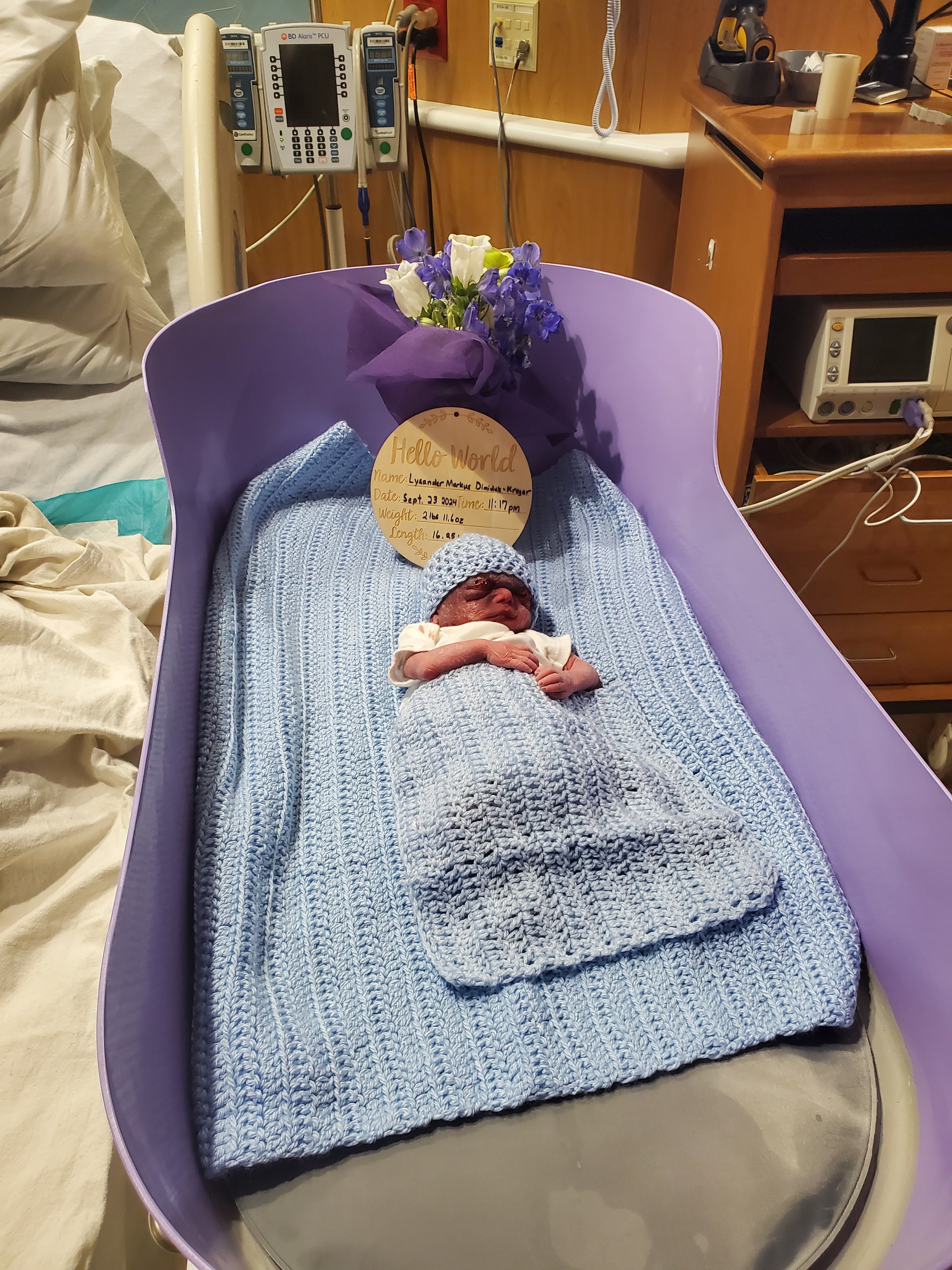 Donate a Caring Cradle in Honor of Lysander campaign photo, 4 of 8