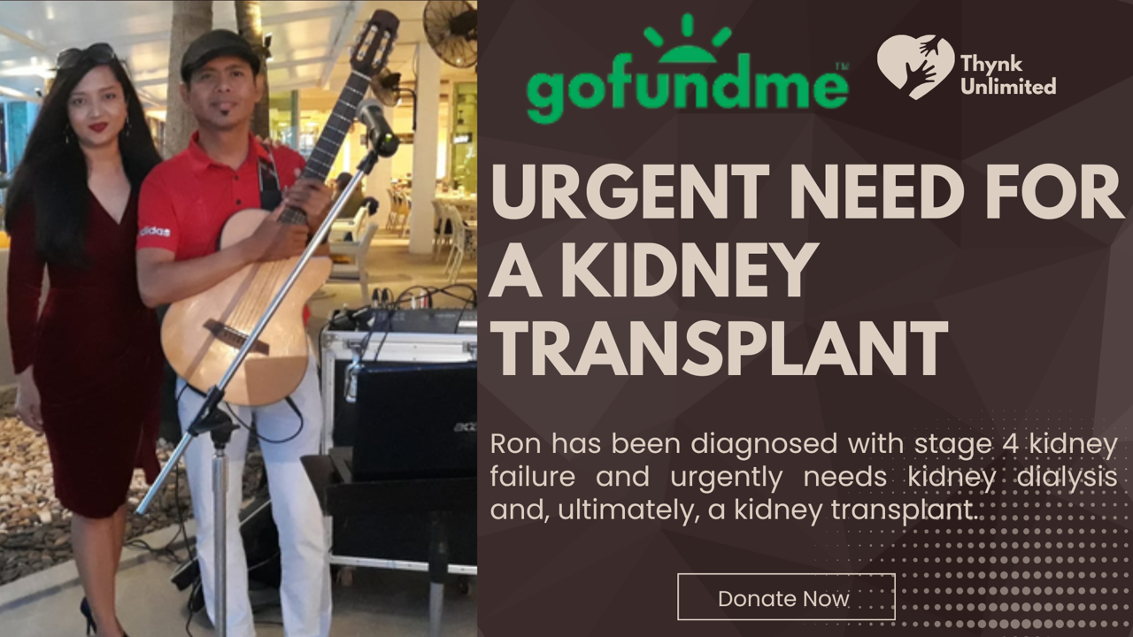 Urgent Kidney Transplant Fundraiser for Ronald Cruz campaign photo, 2 of 4