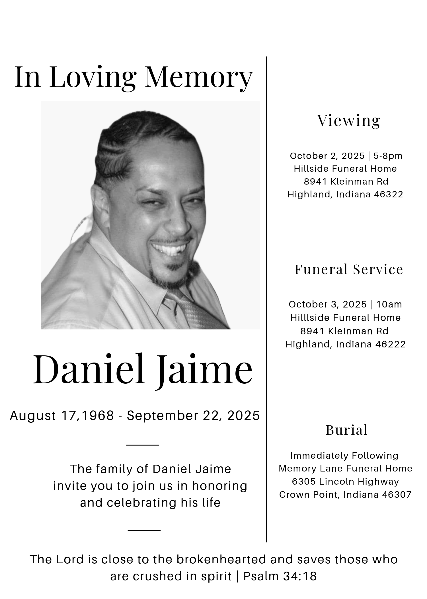 Support the Jaime's After the Loss of Their Beloved 'Pops' campaign photo, 2 of 8