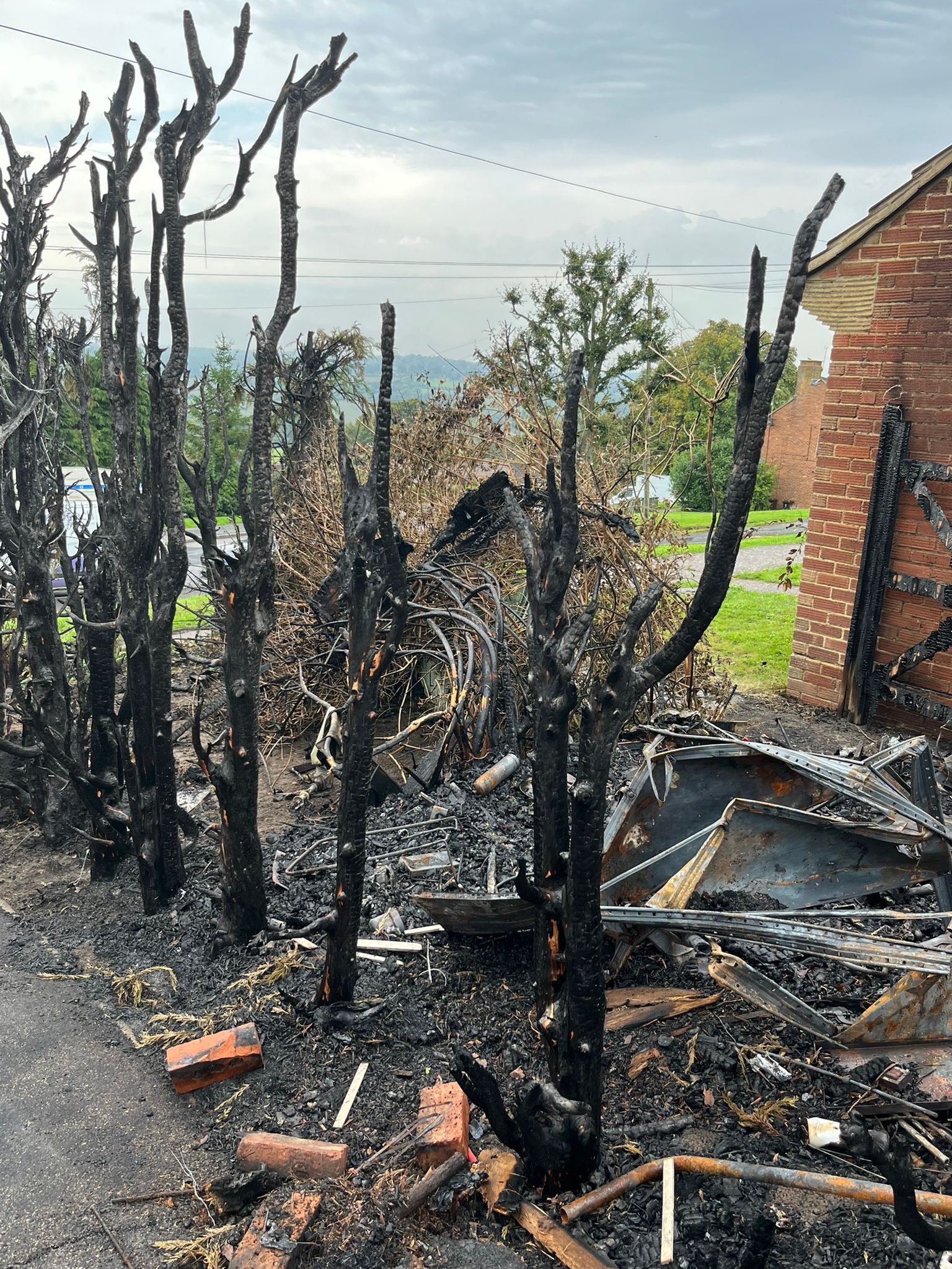 Arson attack destroys elderly ladies property campaign photo, 6 of 7
