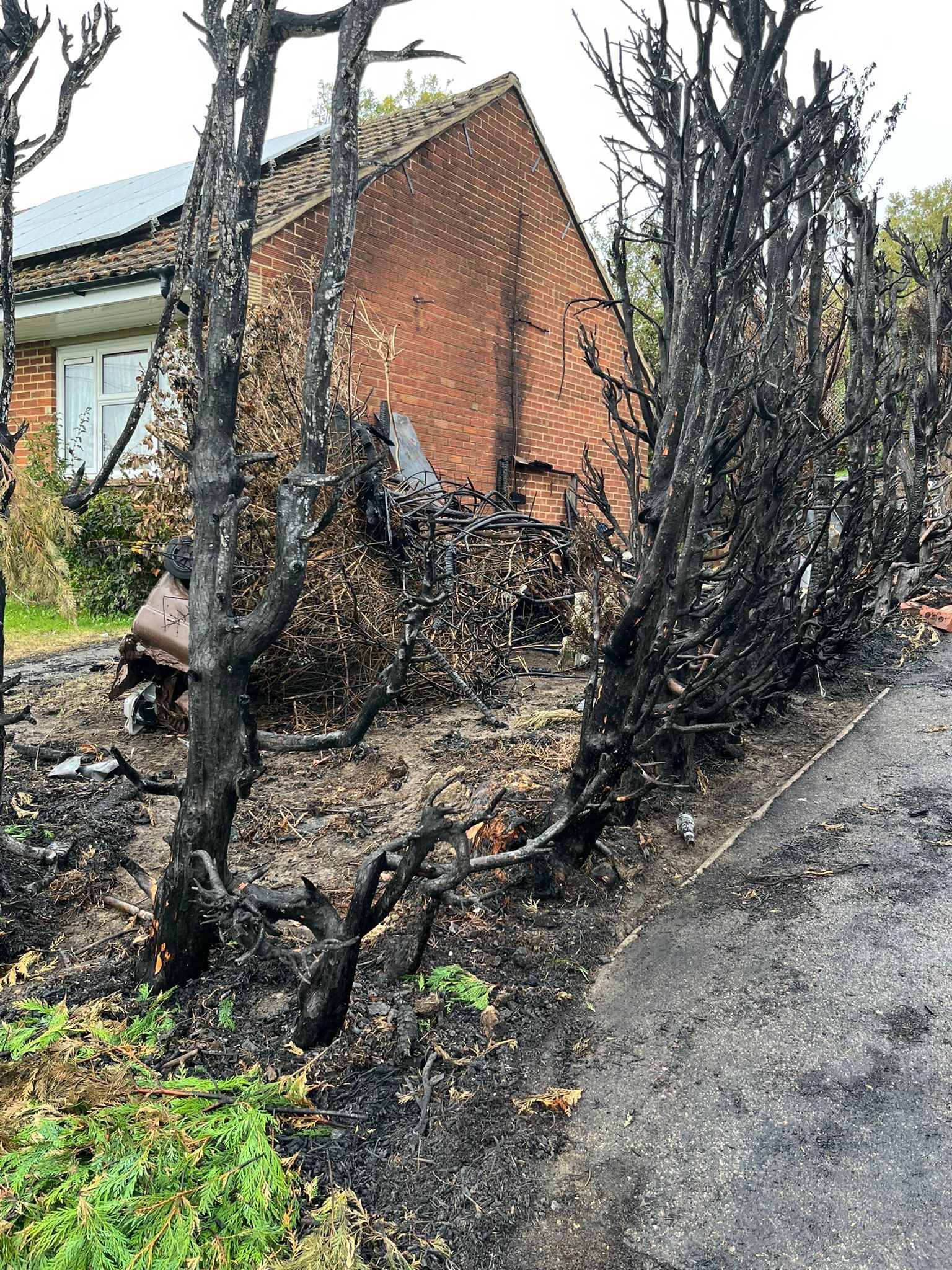 Arson attack destroys elderly ladies property campaign photo, 4 of 7