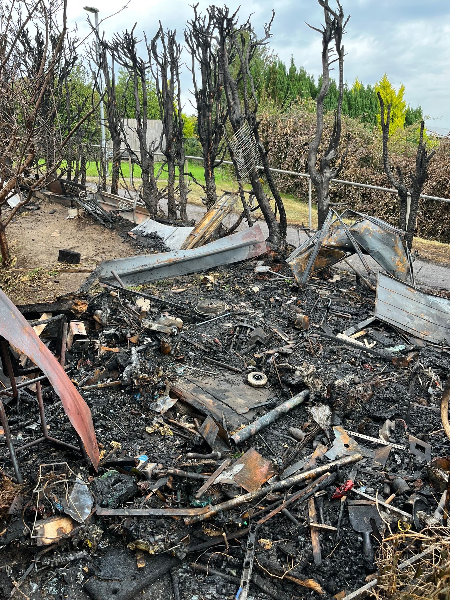 Arson attack destroys elderly ladies property campaign photo, 5 of 7