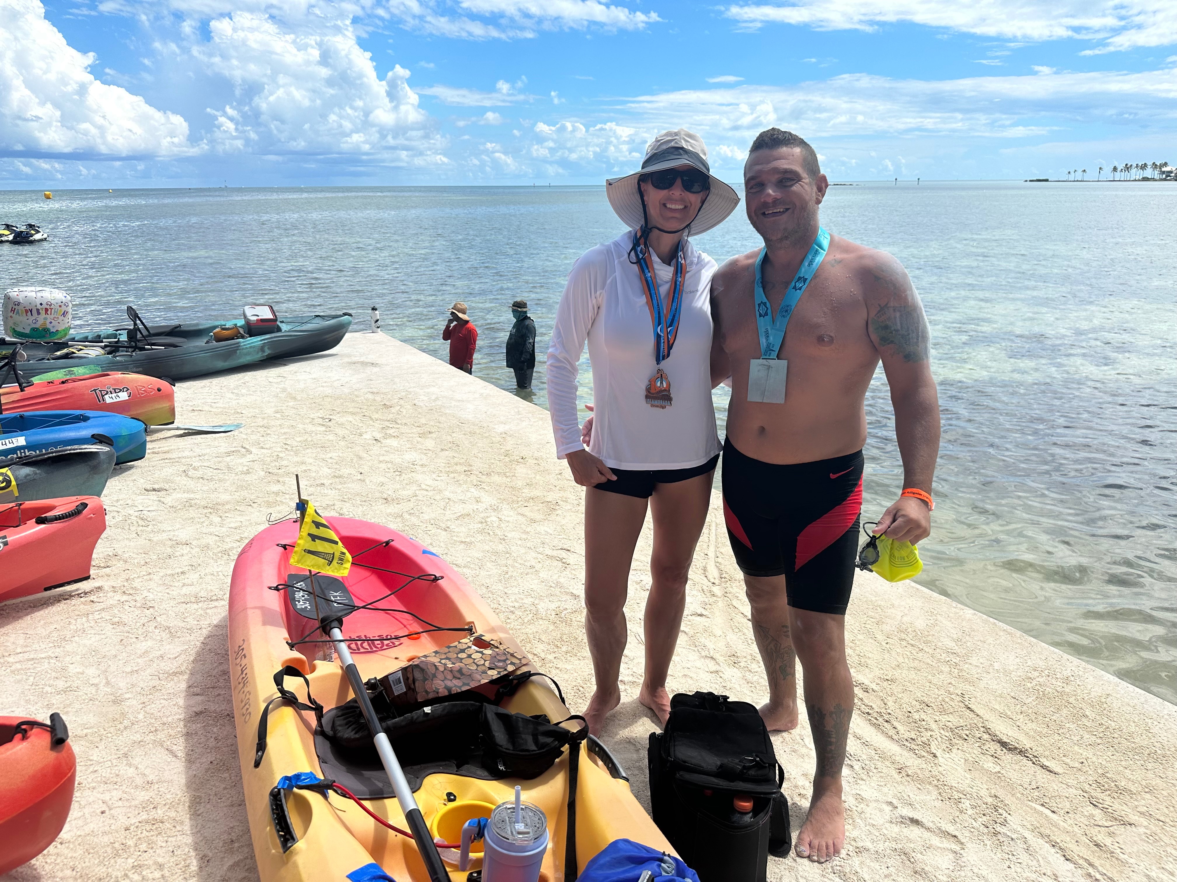 Mayan Channel 27km Swim Fundraiser supporting LGBTQ campaign photo, 5 of 6
