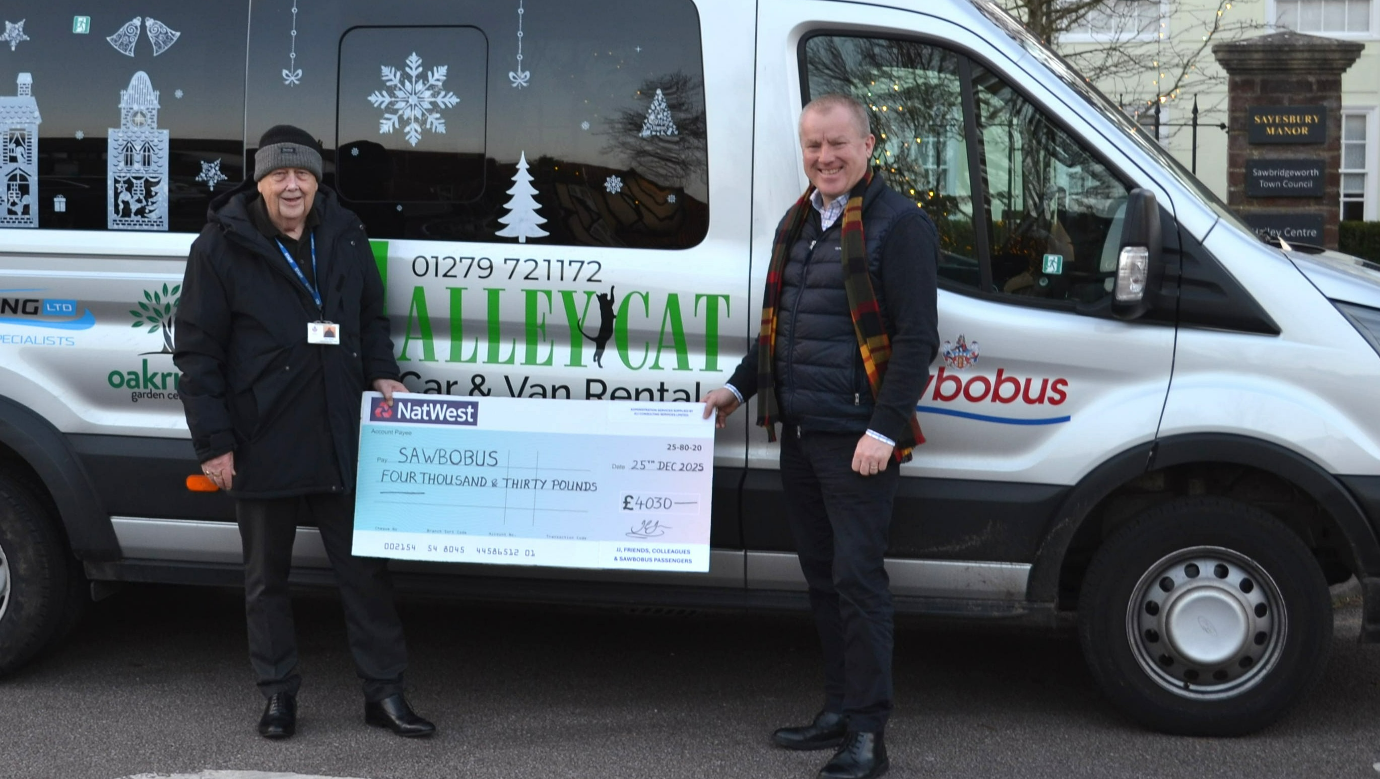 The funding for a replacement bus for the SawboBus service photo