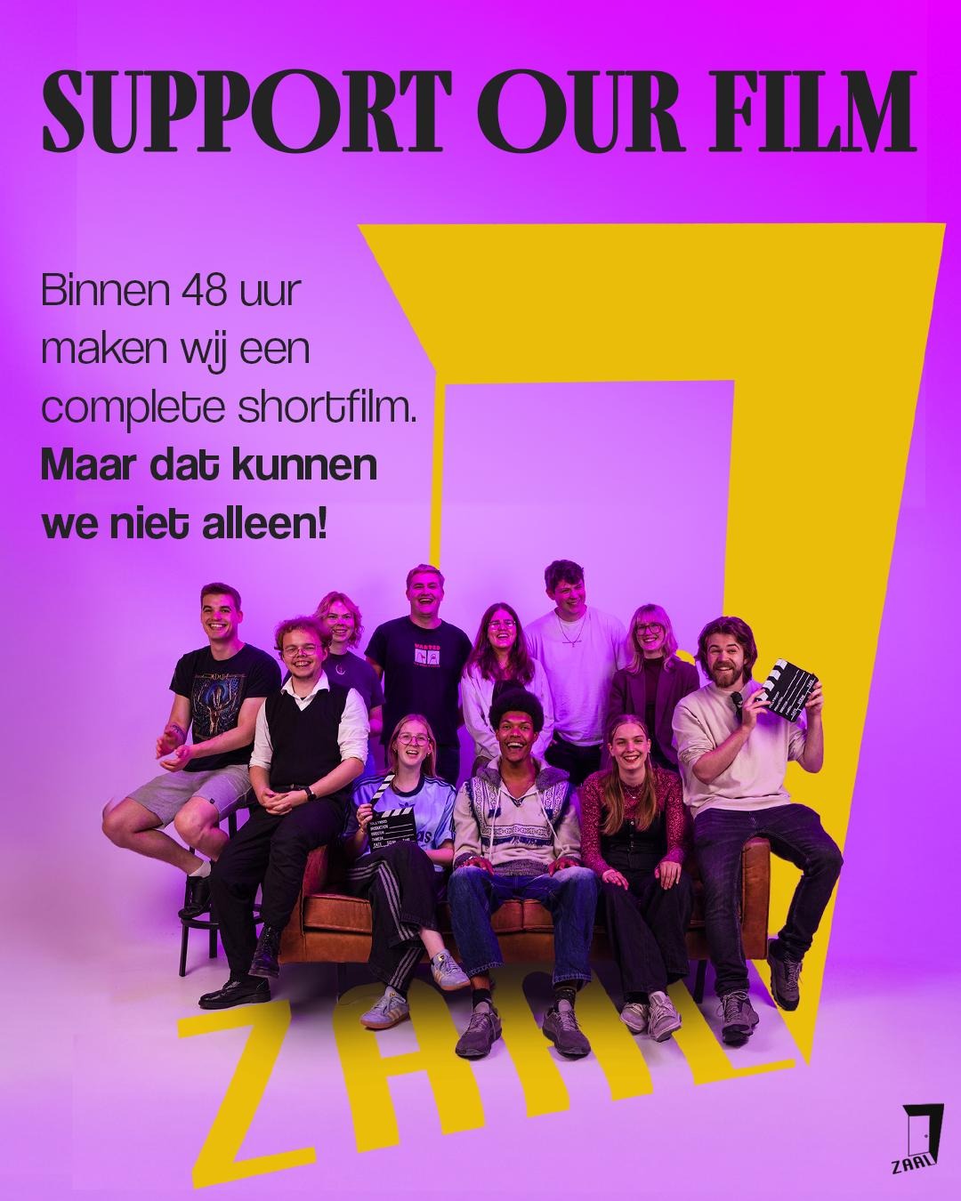 Word sponsor voor Zaal 7 bij het 48hpf campaign photo, 2 of 8