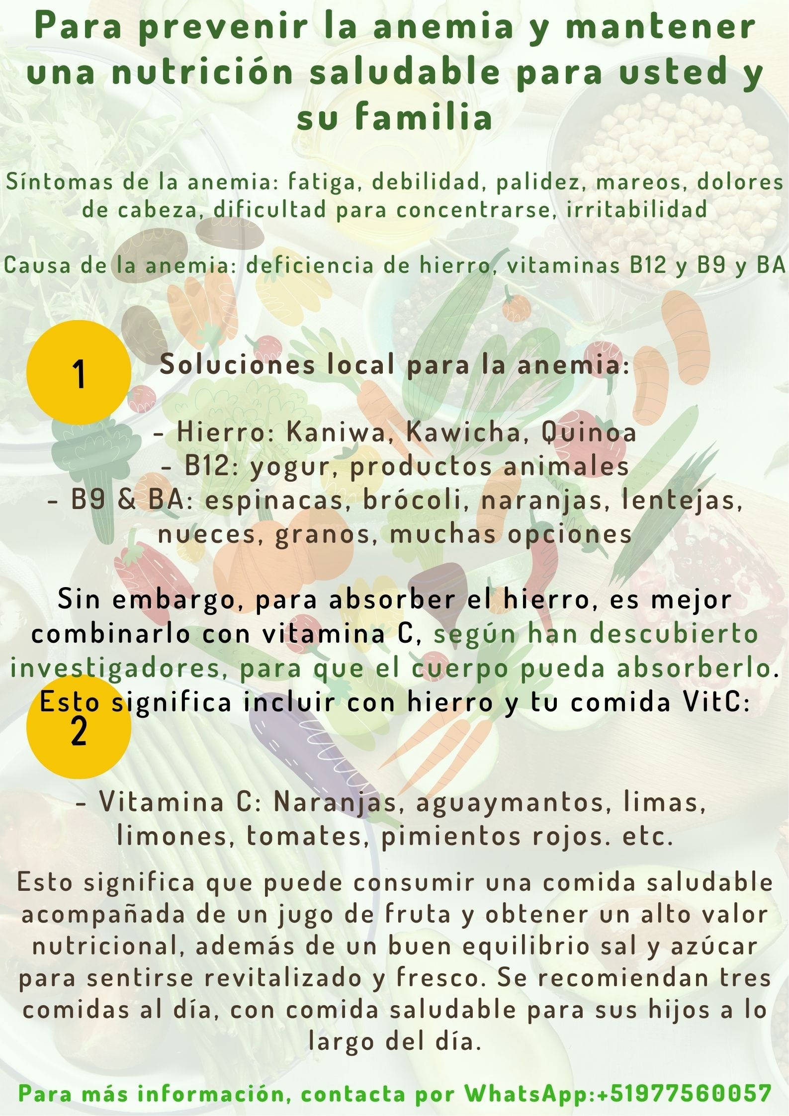 Nutritional Education for Children with Anemia in Peru campaign photo, 7 of 8