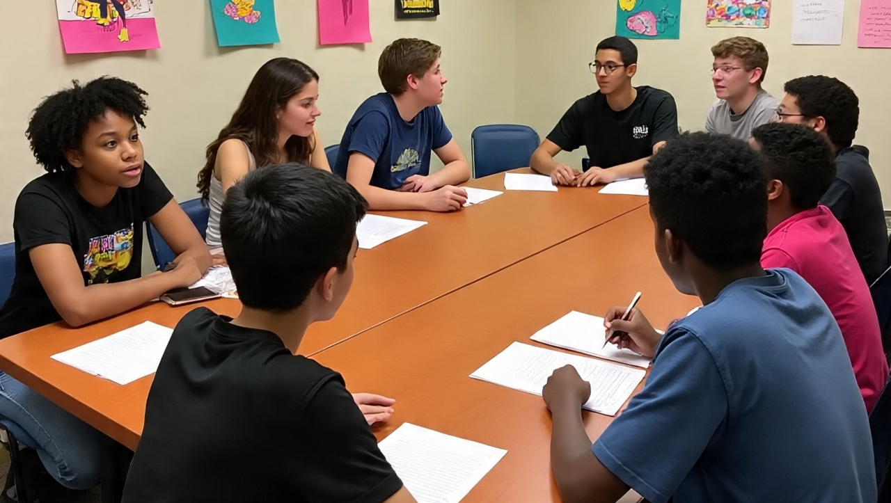 Los adolescentes quieren que los escuches y los entiendas. photo