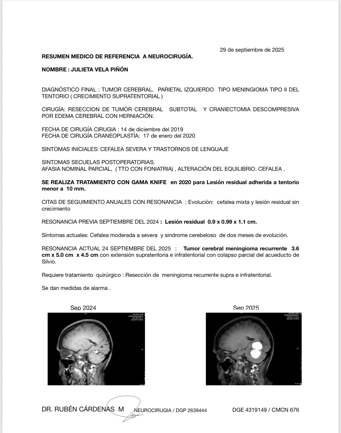 Foto de la recaudación de fondos Ayuda para la operación tumor cerebral de Julieta Vela, 4 de 6