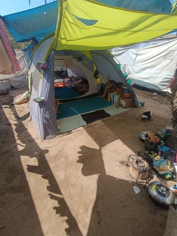 "A Cry for Help from a Displaced Tent in Gaza" campaign photo, 2 of 8