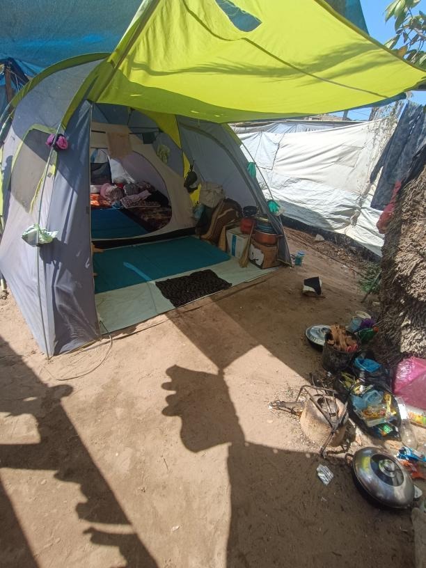 "A Cry for Help from a Displaced Tent in Gaza" campaign photo, 5 of 8