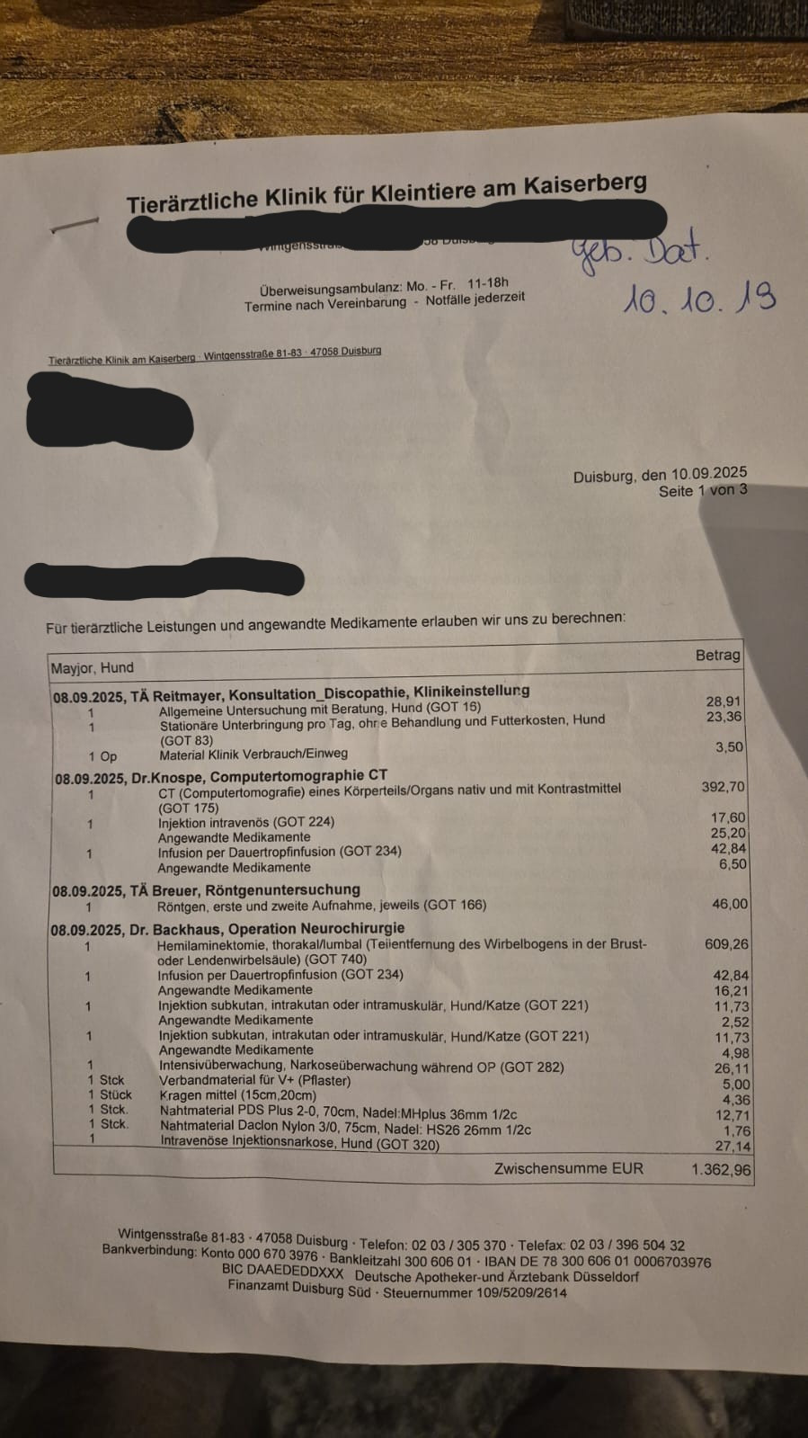 HILFE - Mayjor soll wieder richtig laufen können campaign photo, 4 of 8