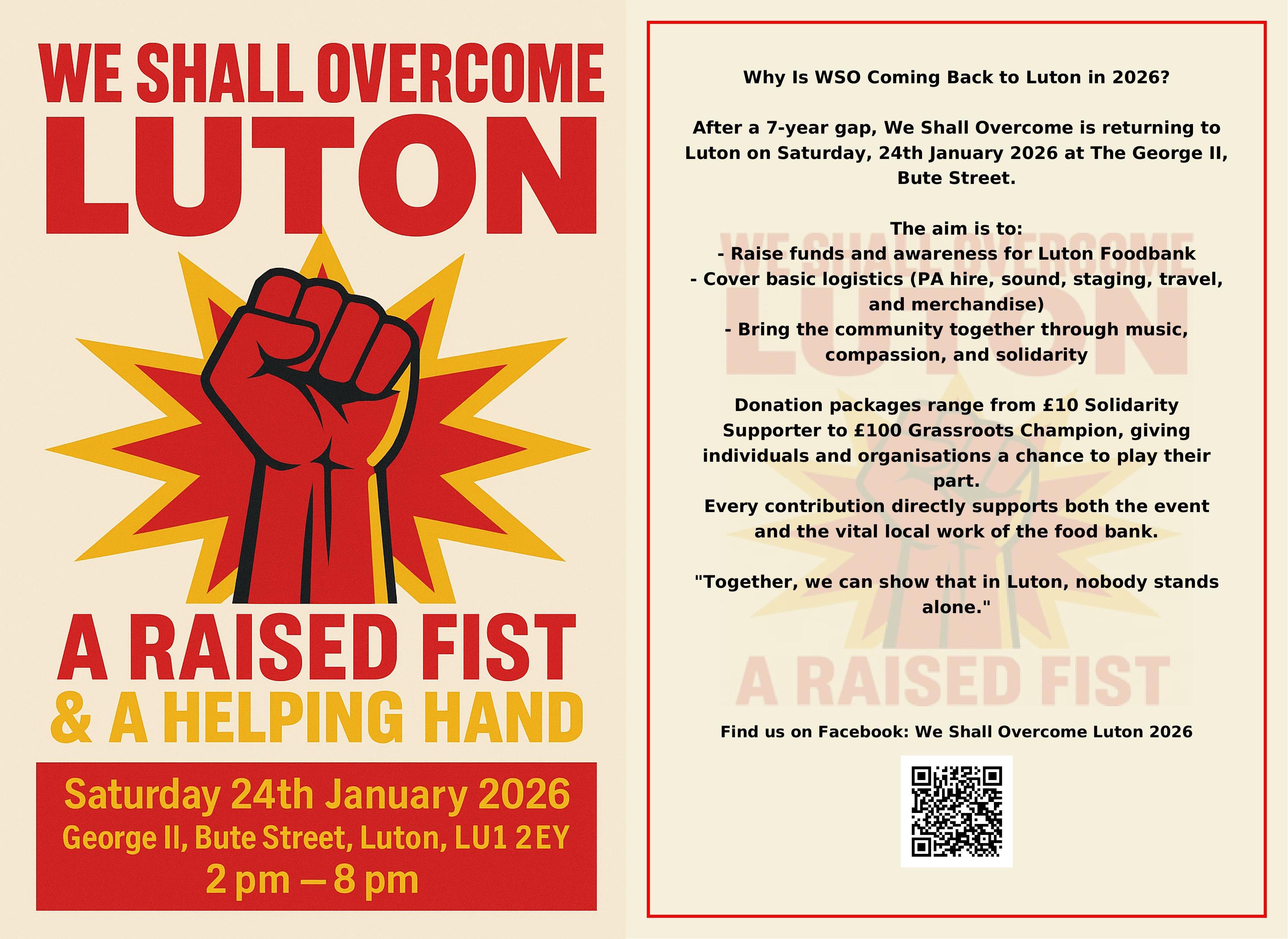 We Shall Overcome Luton campaign photo, 2 of 5