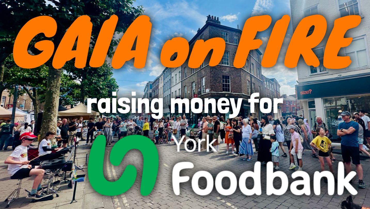 Turning Songs into Supper – Busking for York Foodbank photo