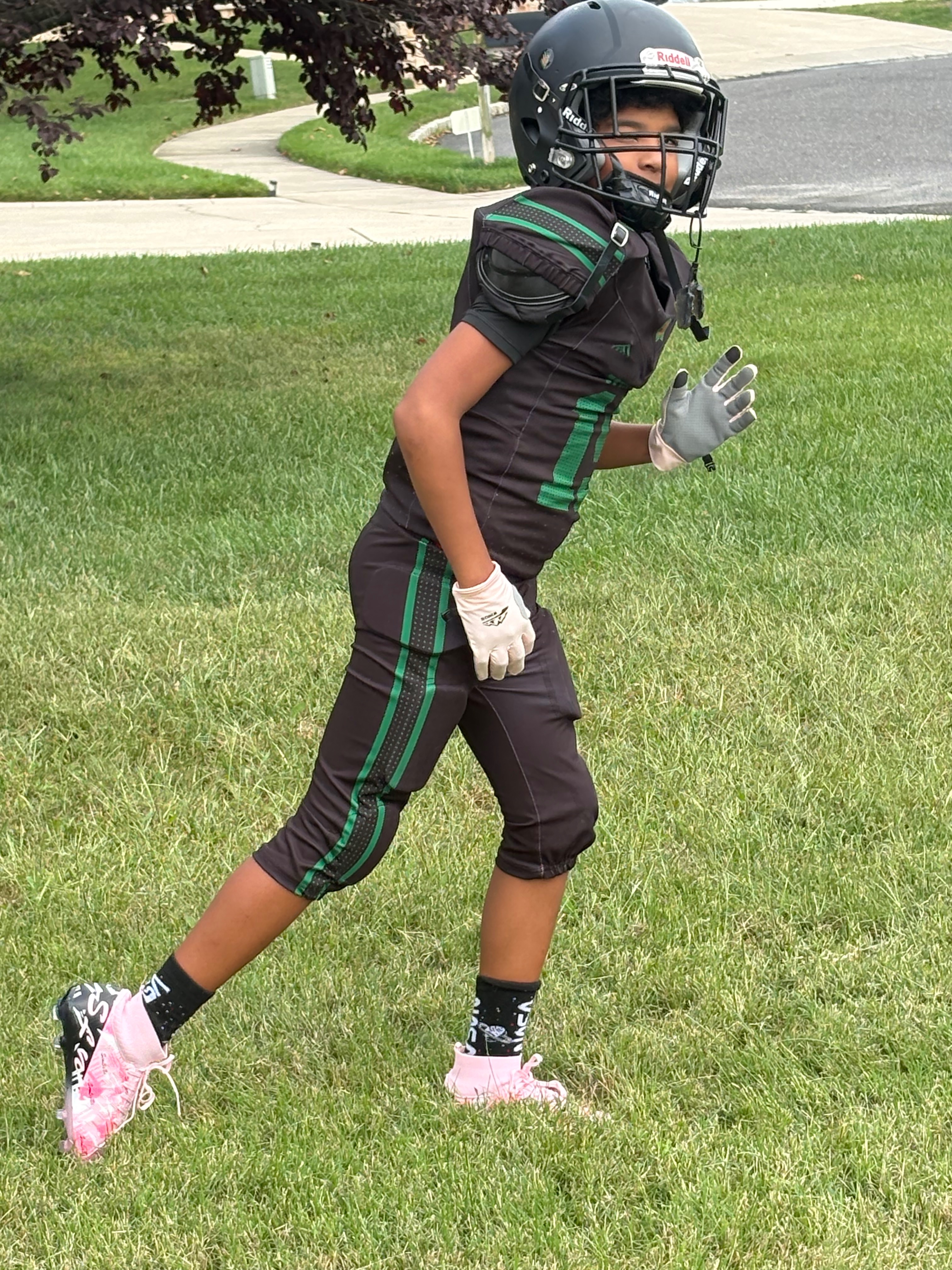 My son football gold campaign photo, 5 of 7