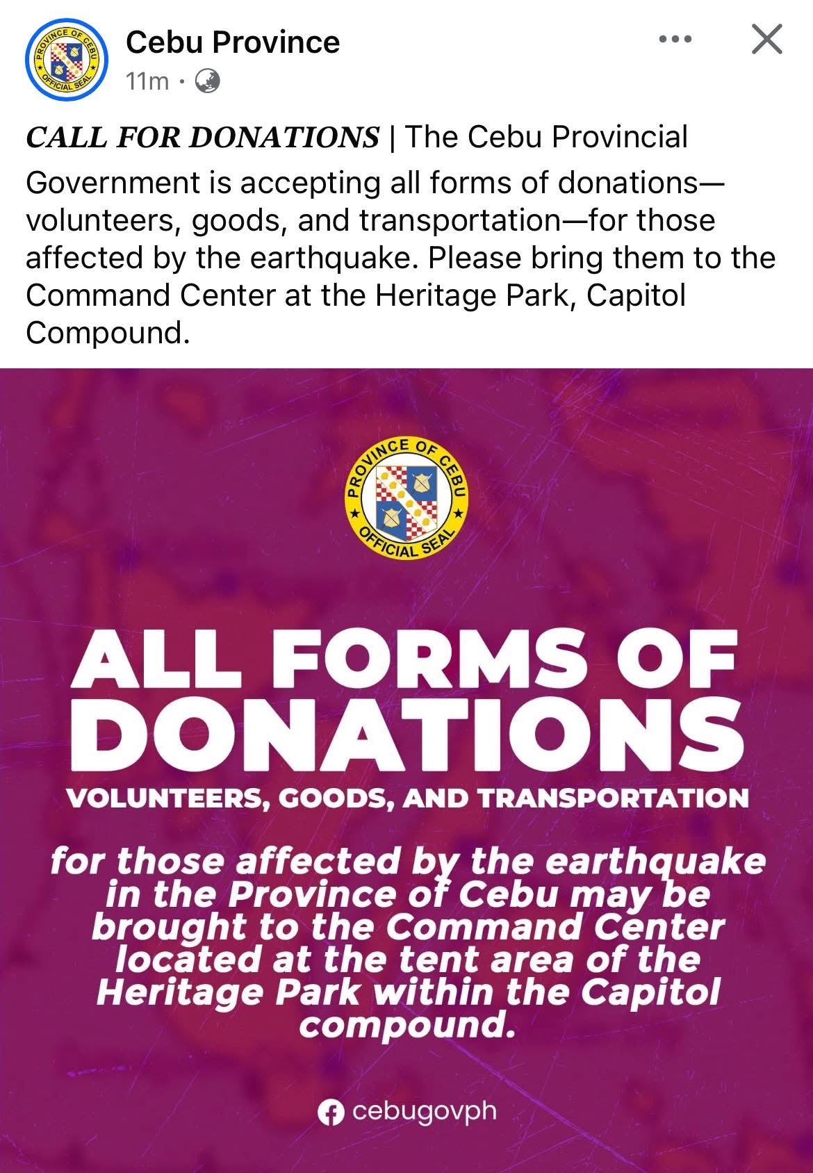Emergency Aid for Bogo City Families – 6.9 Earthquake Relief campaign photo, 6 of 8