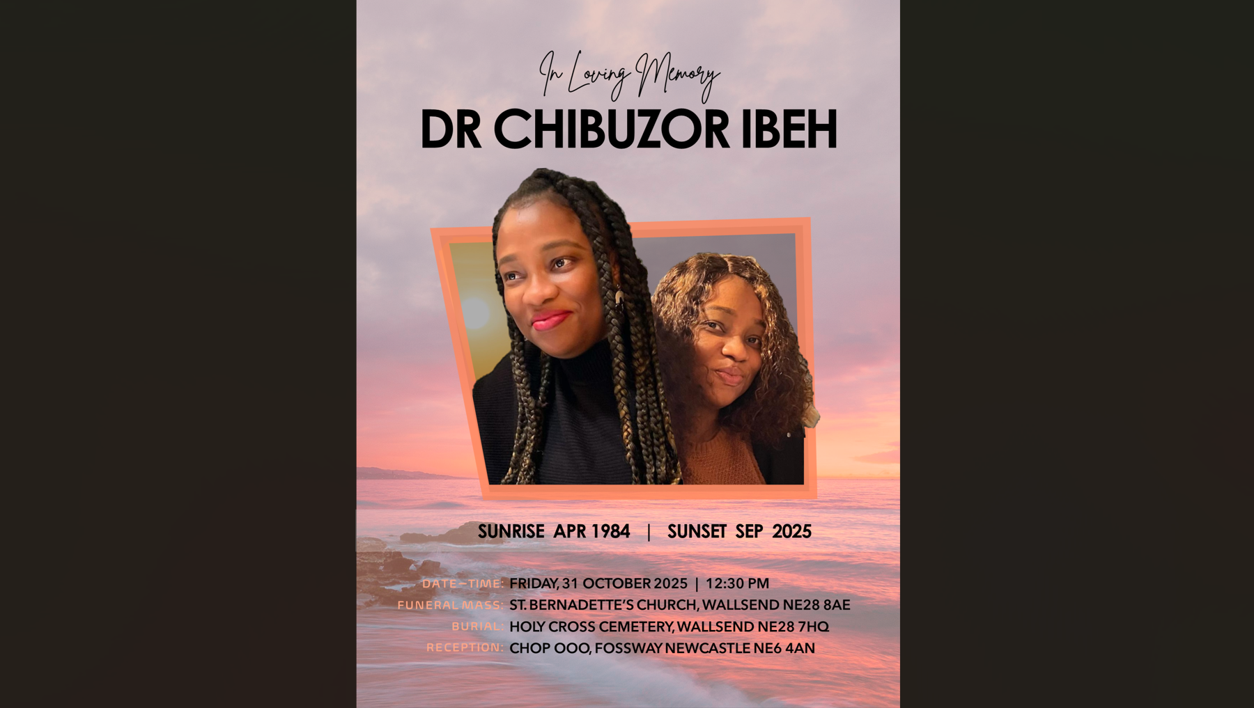Honouring Dr Chibuzor Ibeh: A Loving Soul Gone Too Soon