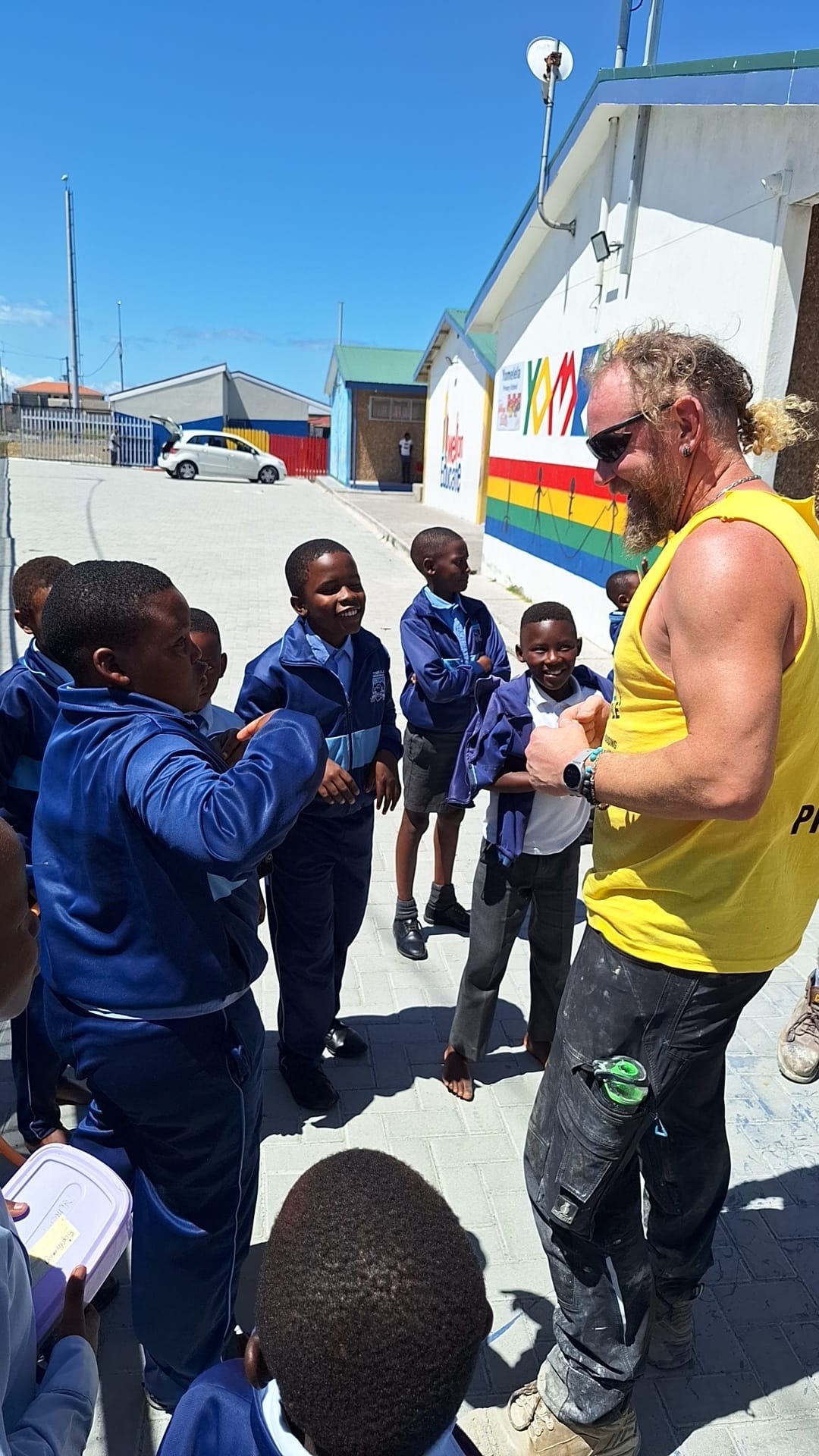 Help me plaster schools in South Africa campaign photo, 2 of 4