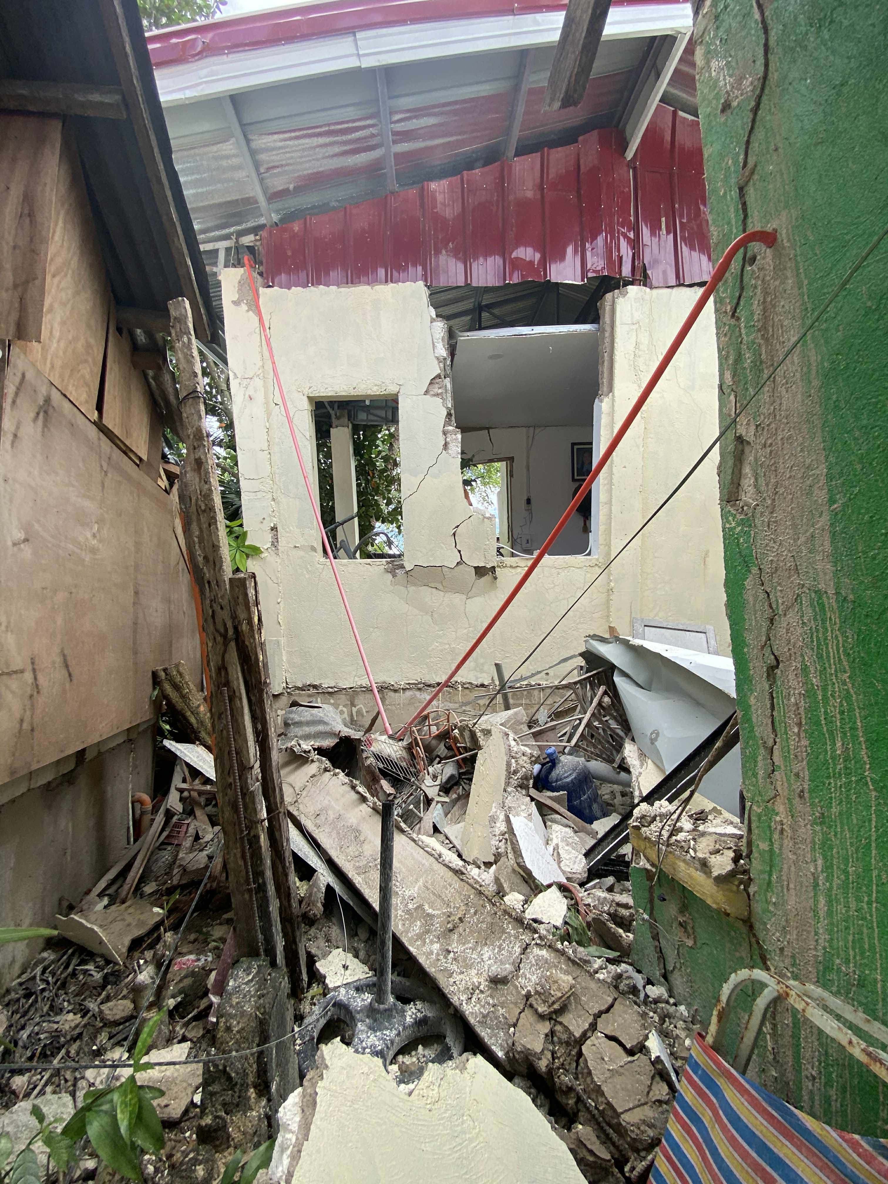 My Philippine Friends- Earthquake damage campaign photo, 2 of 4