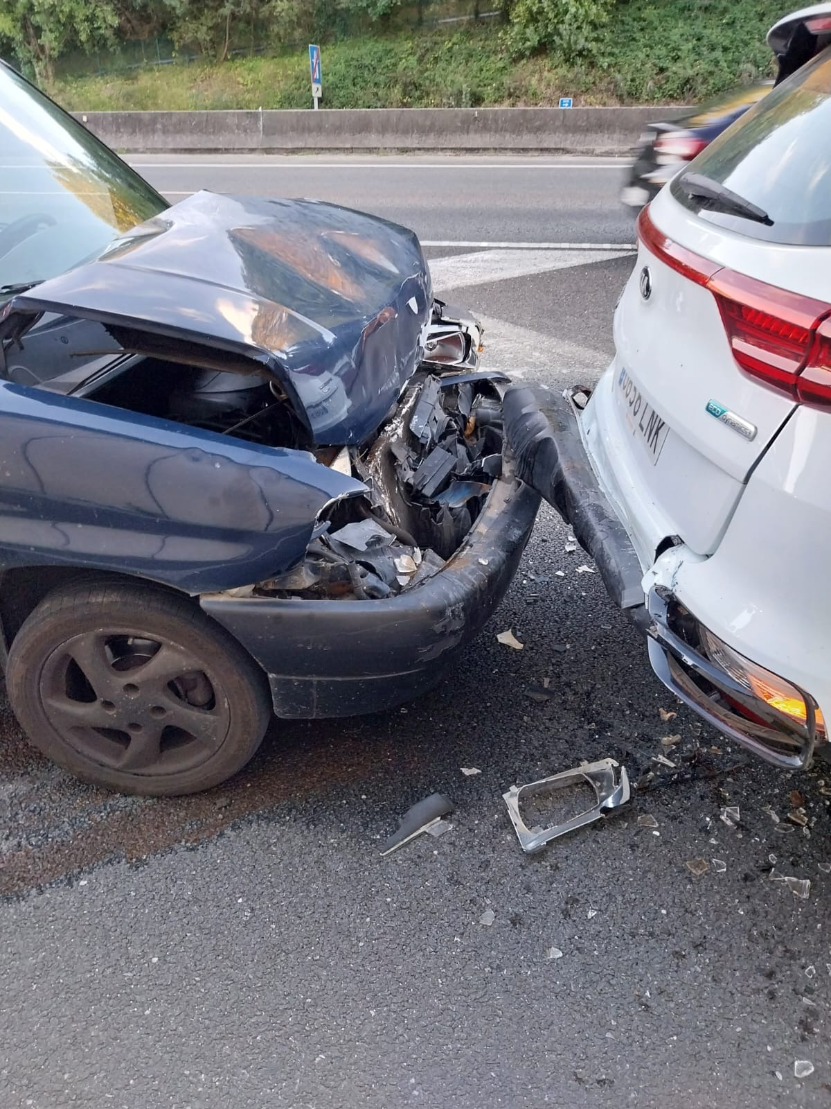 Car crash Mike campaign photo, 2 of 4