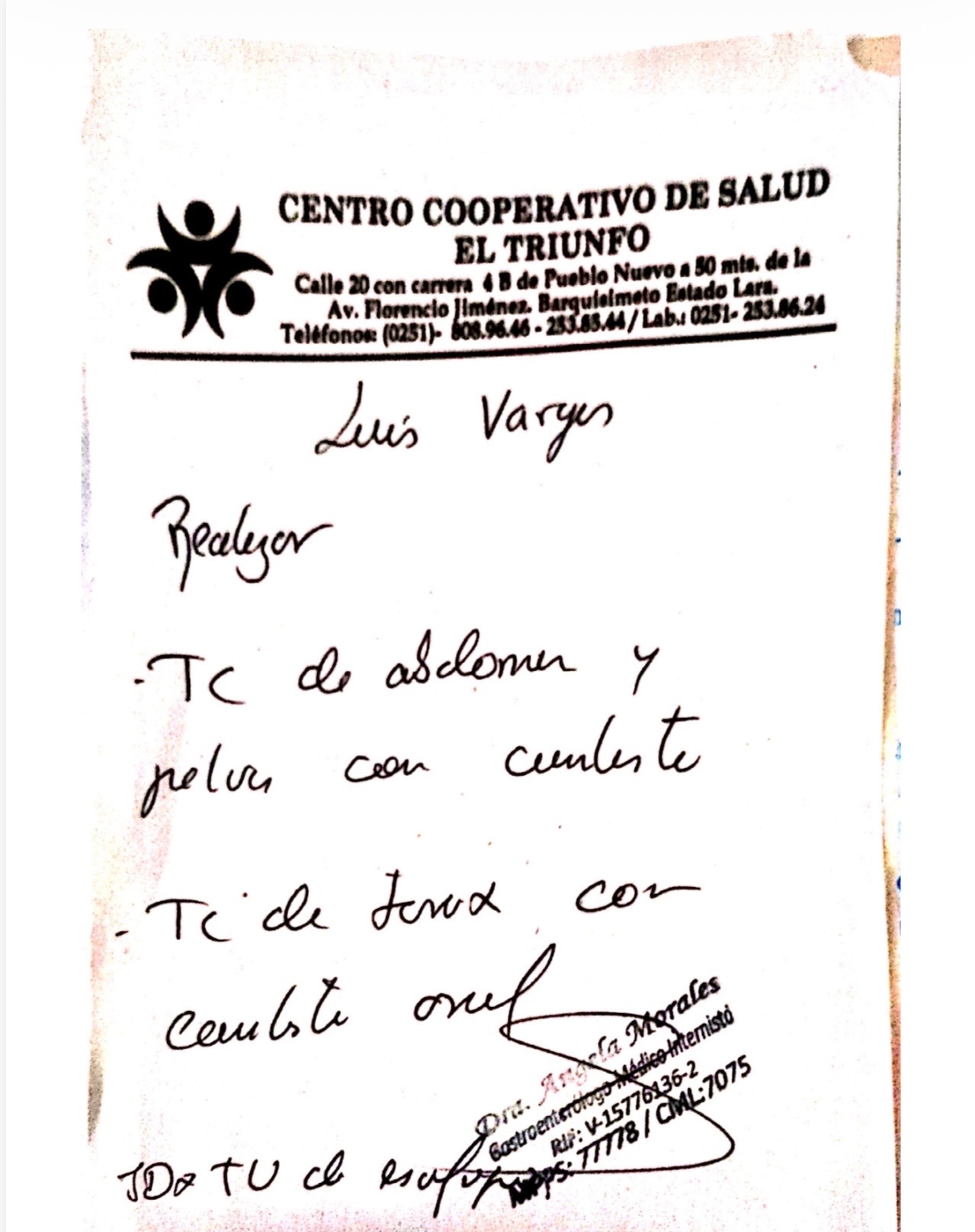 Apóyame para una tomografía y exámenes de mi padre campaign photo, 5 of 7