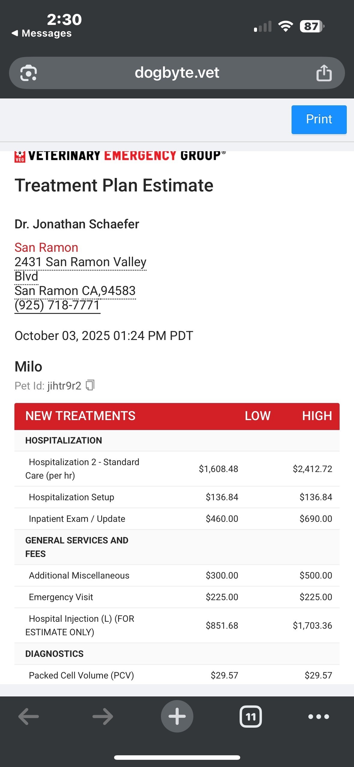 Emergency vet bills for service dog Milo VII campaign photo, 2 of 7