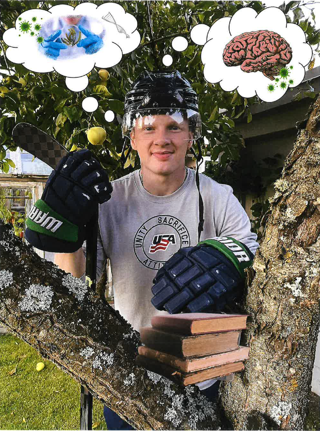 Danish hockey player chasing biology and hockey dream in U.S campaign photo, 7 of 8