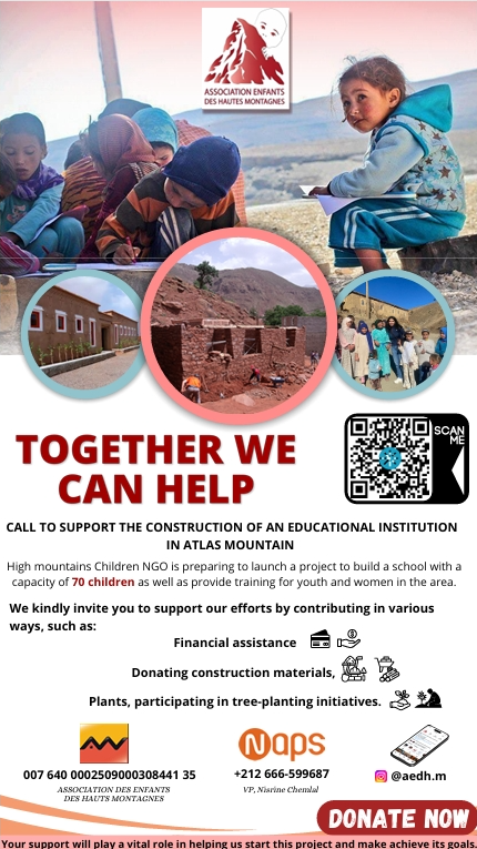 Build a School for Atlas Mountains Children campaign photo, 5 of 6