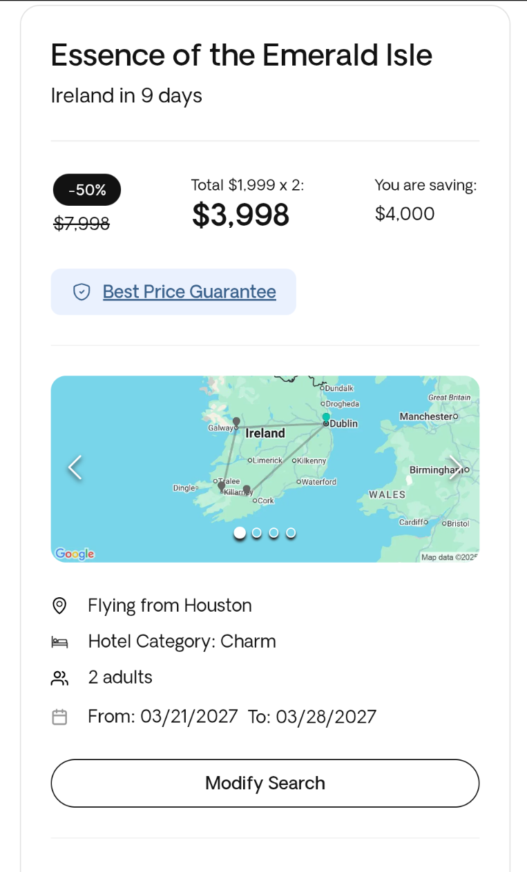 Honeymoon Fund: Send us to Ireland! campaign photo, 2 of 5