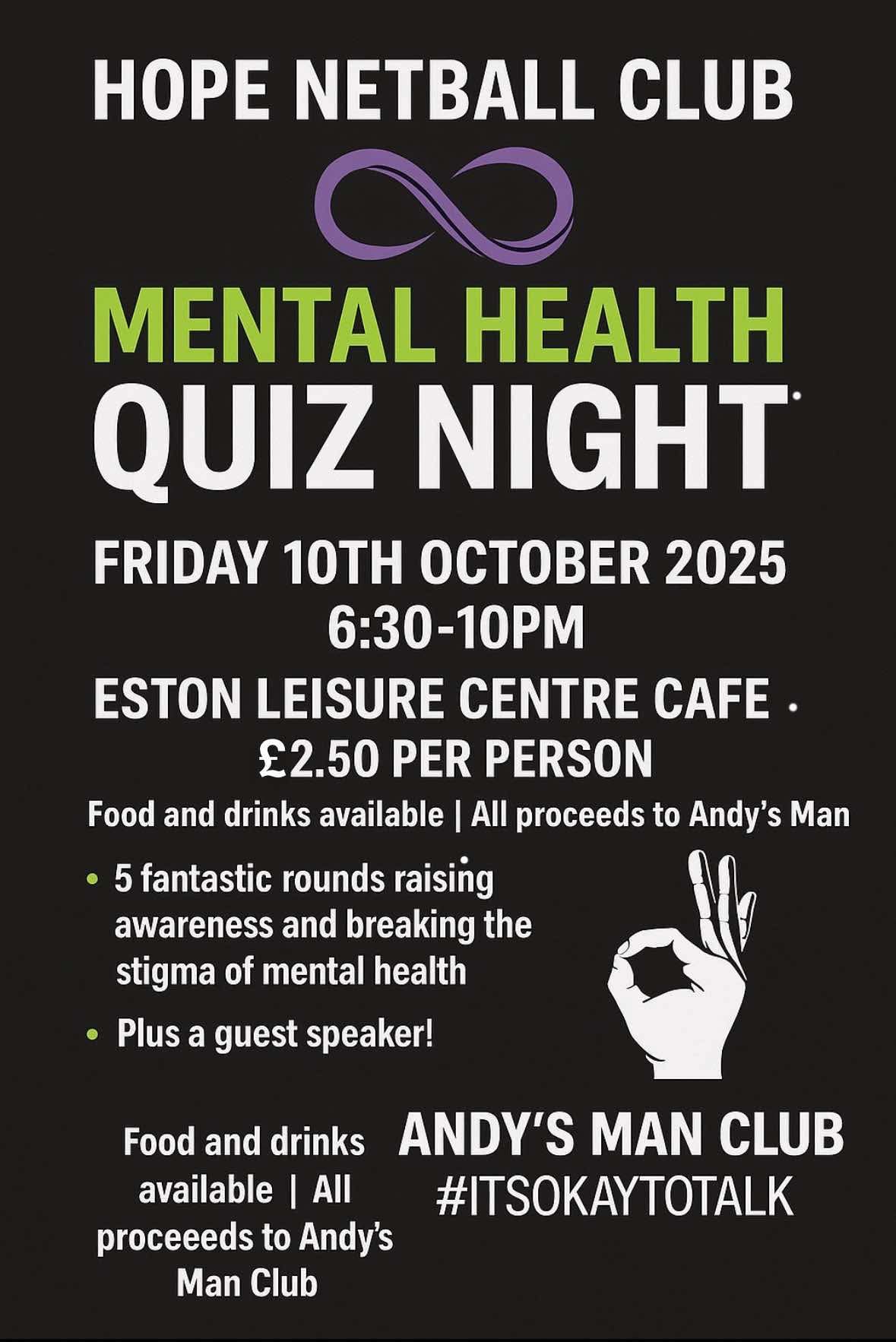 It’s Okay to Quiz- Hope Netball’s Mental Health quiz! campaign photo, 4 of 5