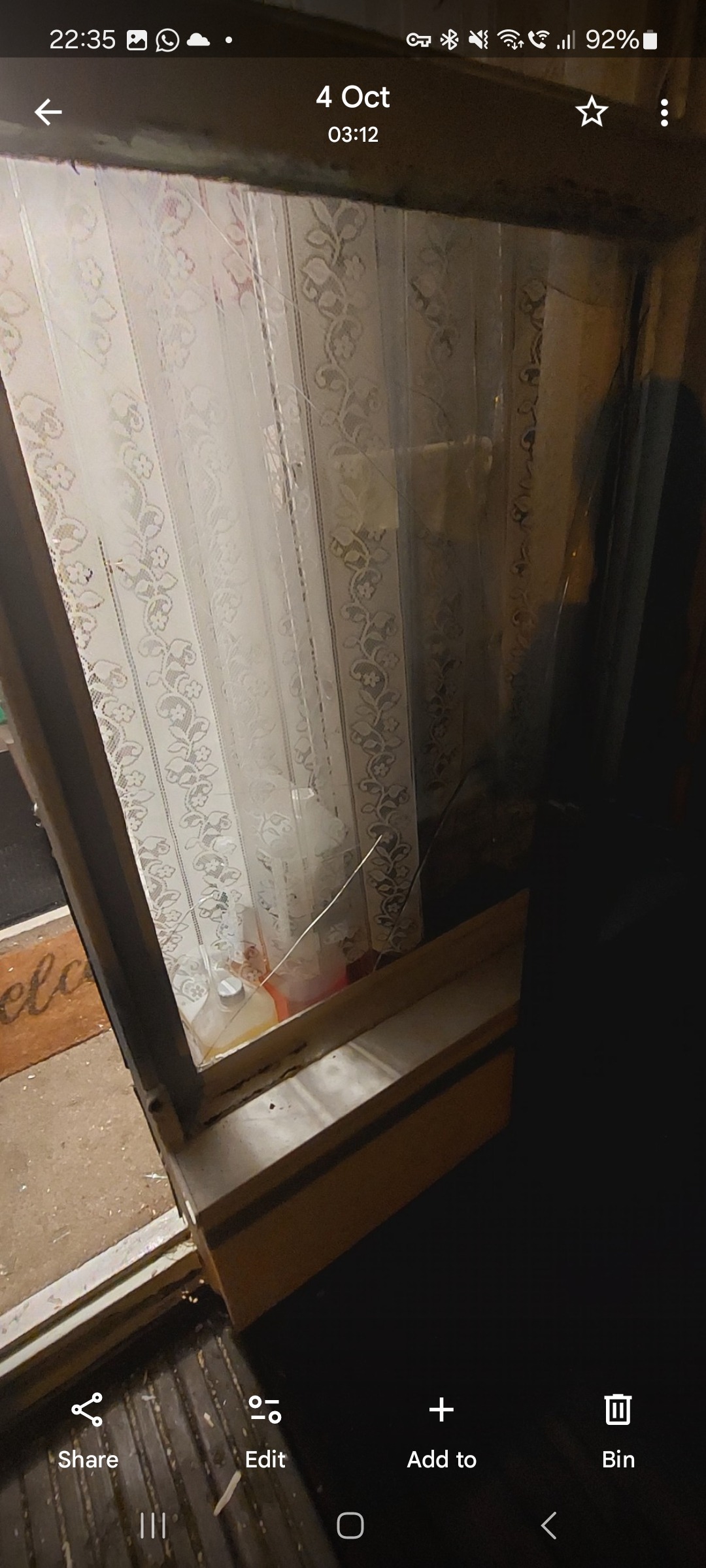CAN YOU HELP ME PAY FOR A NEW DOOR WINDOW LOCK. campaign photo, 2 of 5